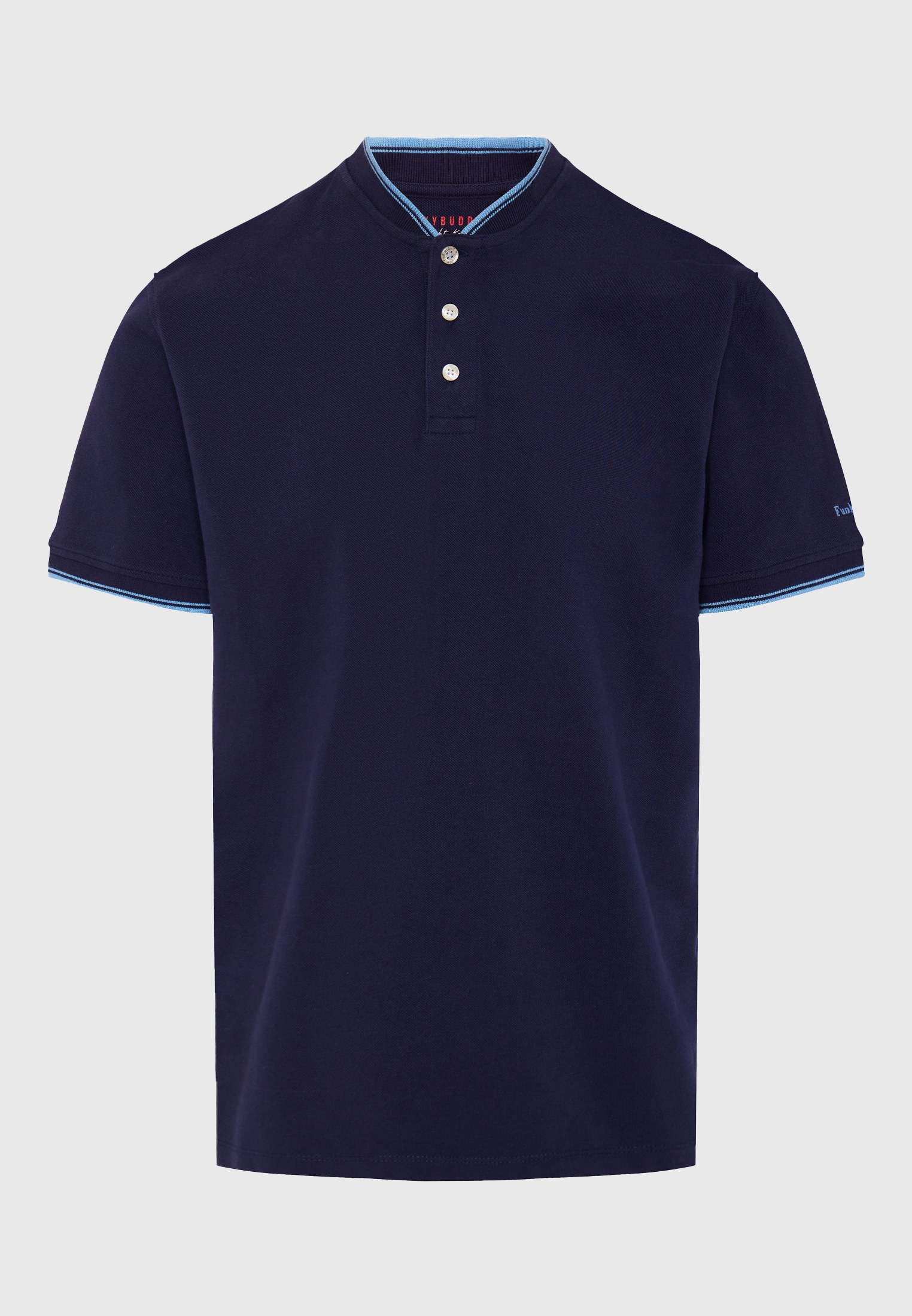 Men's Polo Shirts Funky Buddha Navy