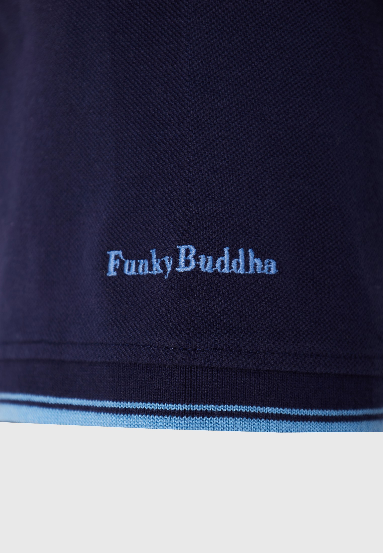 Men's Polo Shirts Funky Buddha Navy