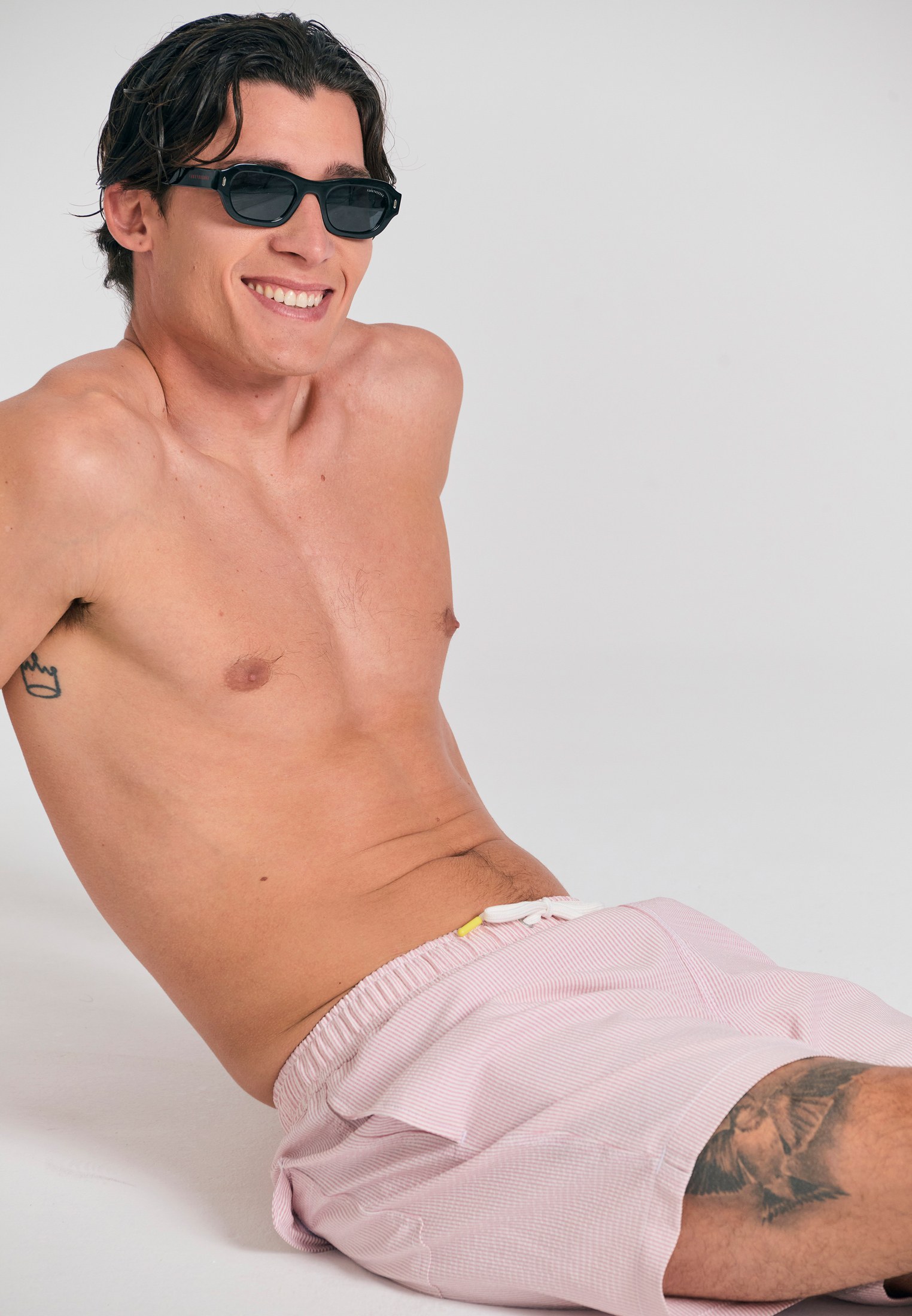 Men's Swim Shorts Funky Buddha Pink