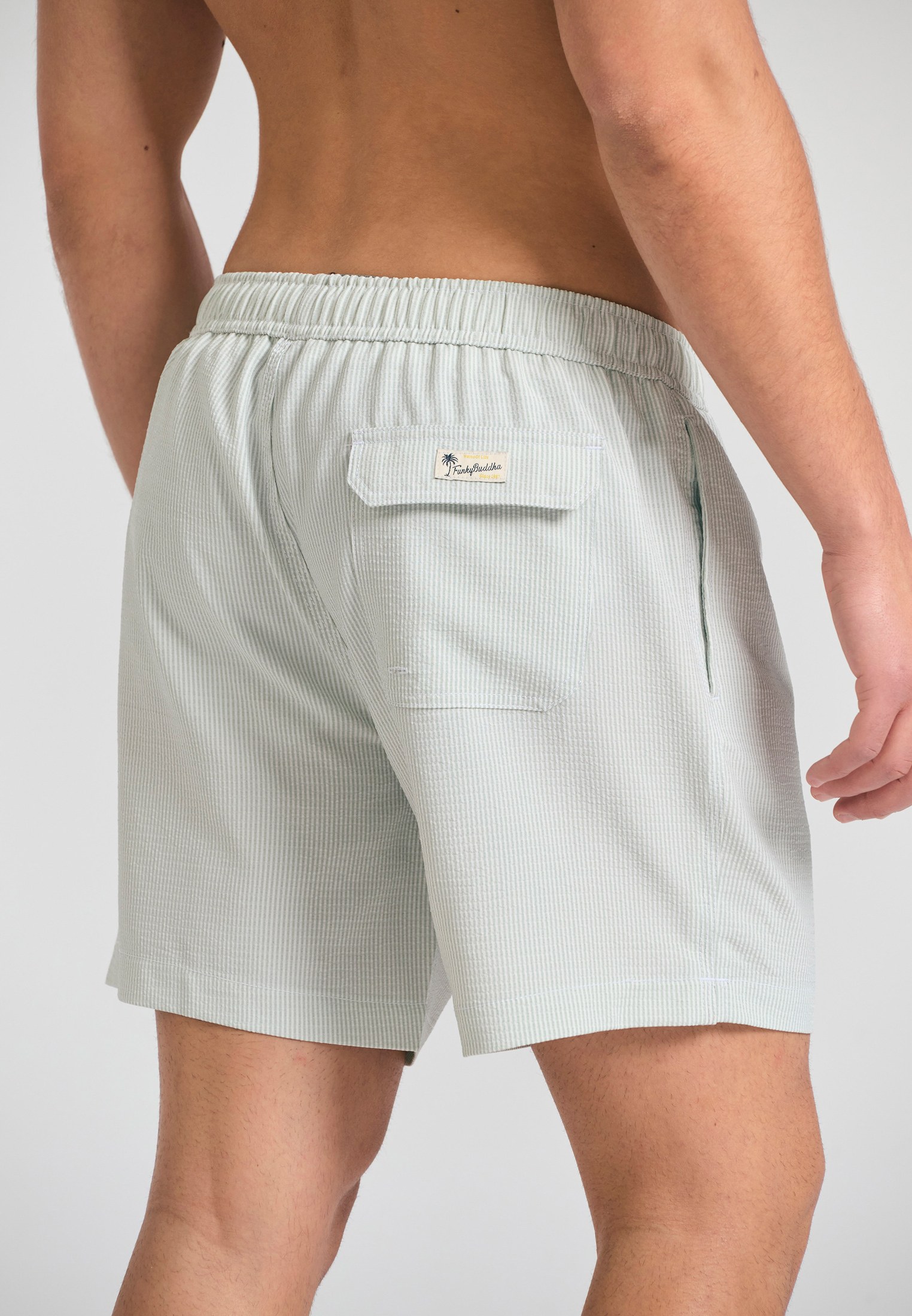 Men's Swim Shorts Funky Buddha Green