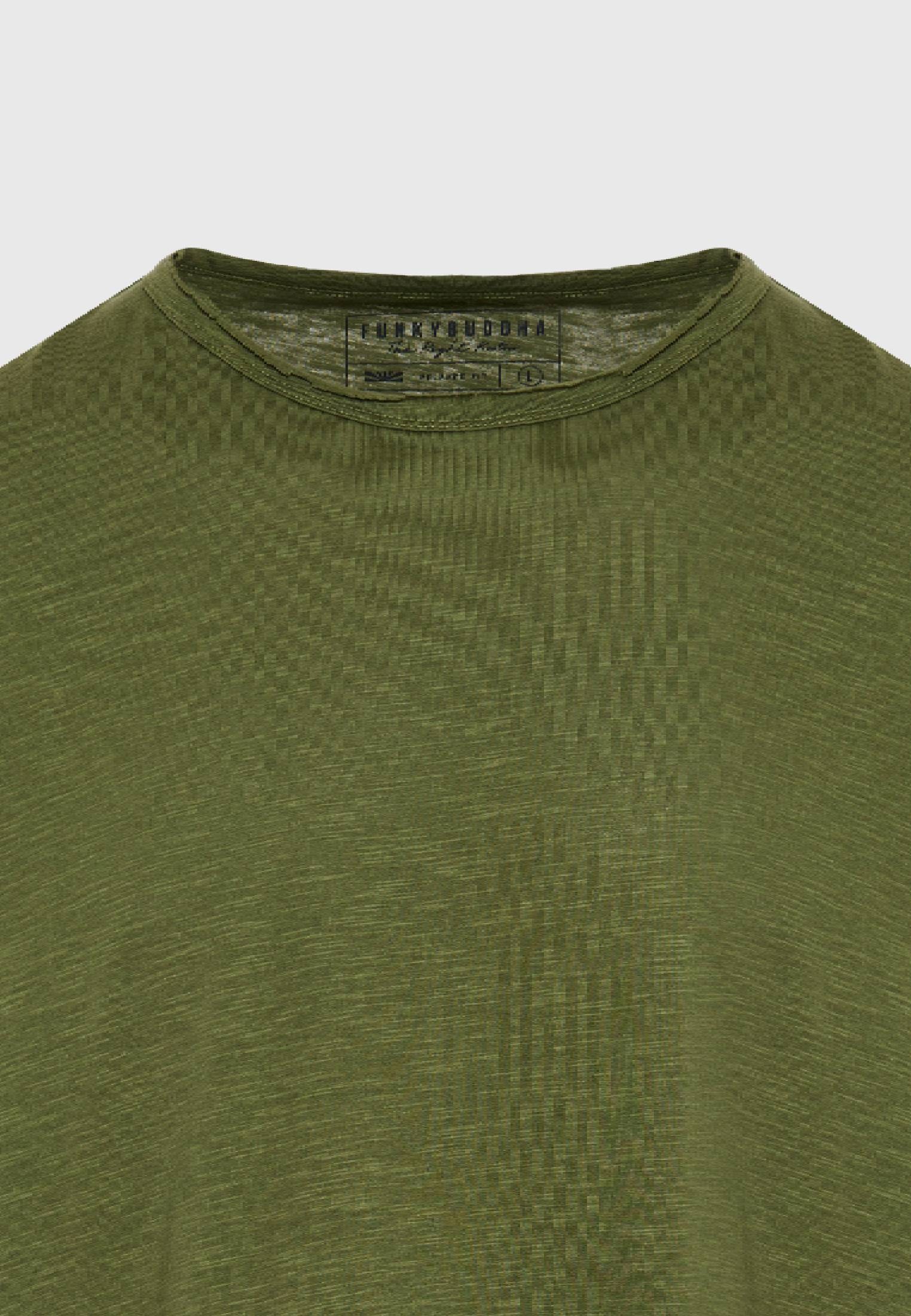 Men's T-Shirts Funky Buddha Green