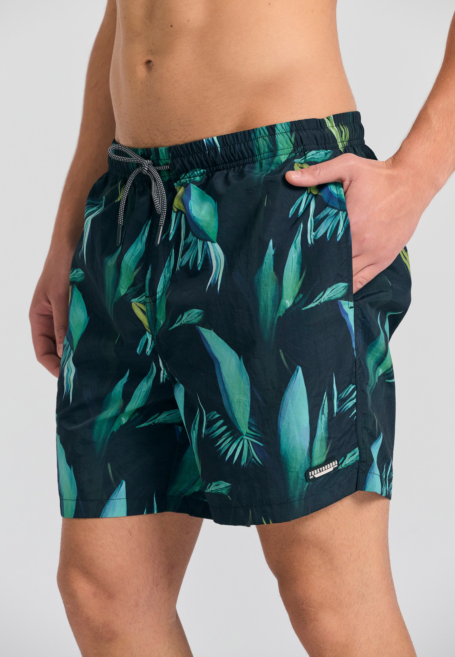 Men's Swim Shorts Funky Buddha Black