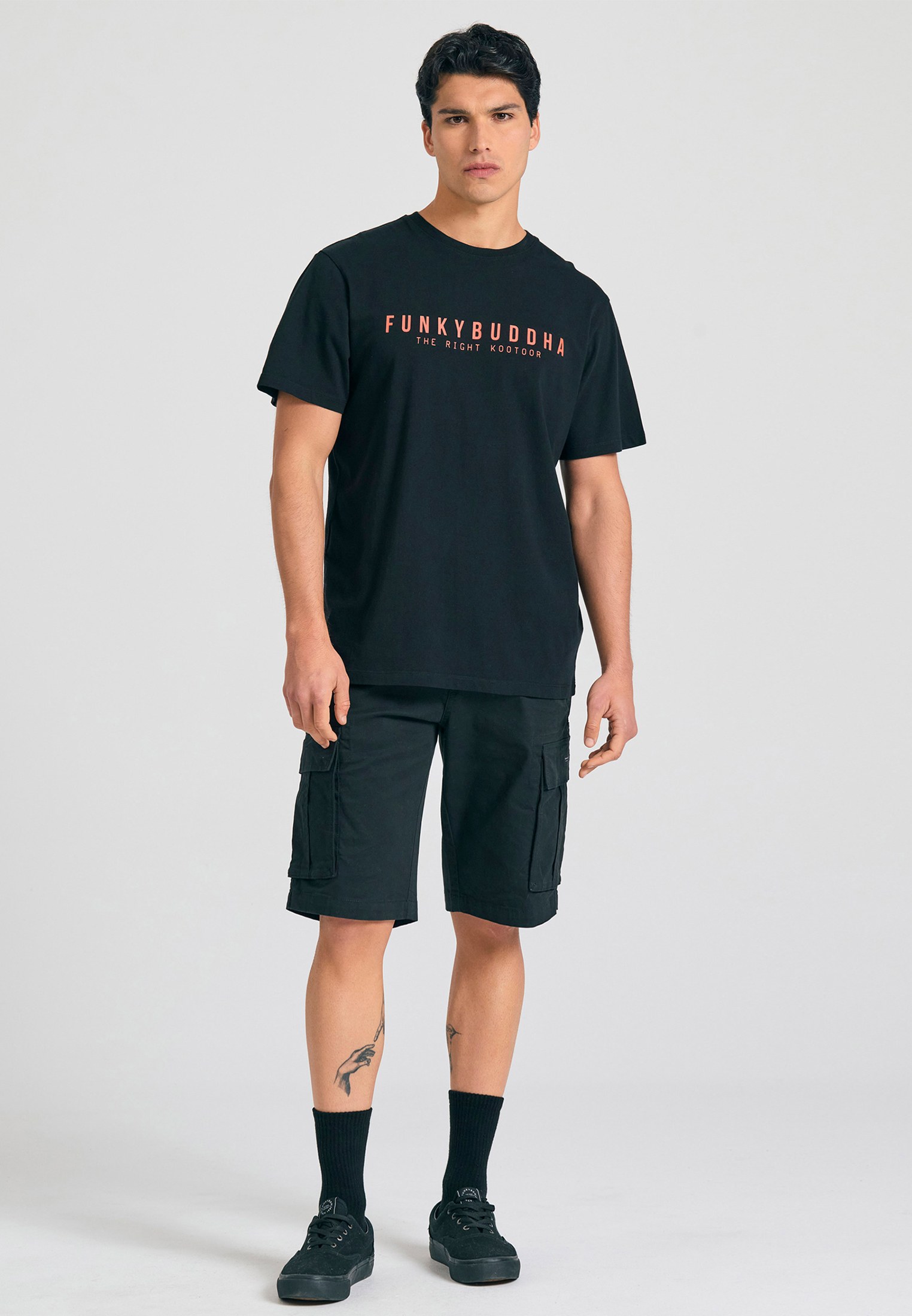 T-shirt με Funky Buddha τύπωμα - The essentials φωτογραφία