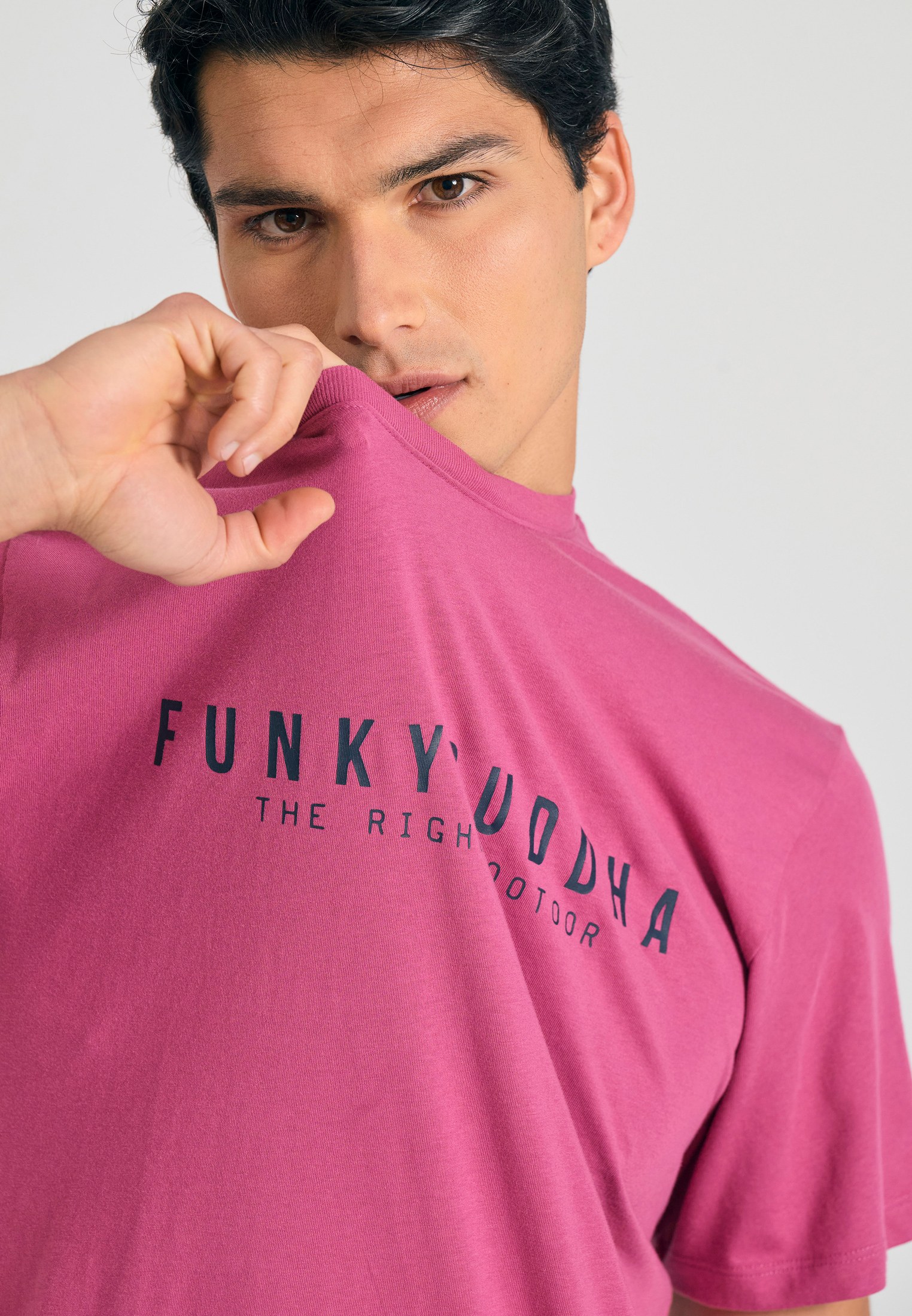 Men's T-Shirts Funky Buddha Pink
