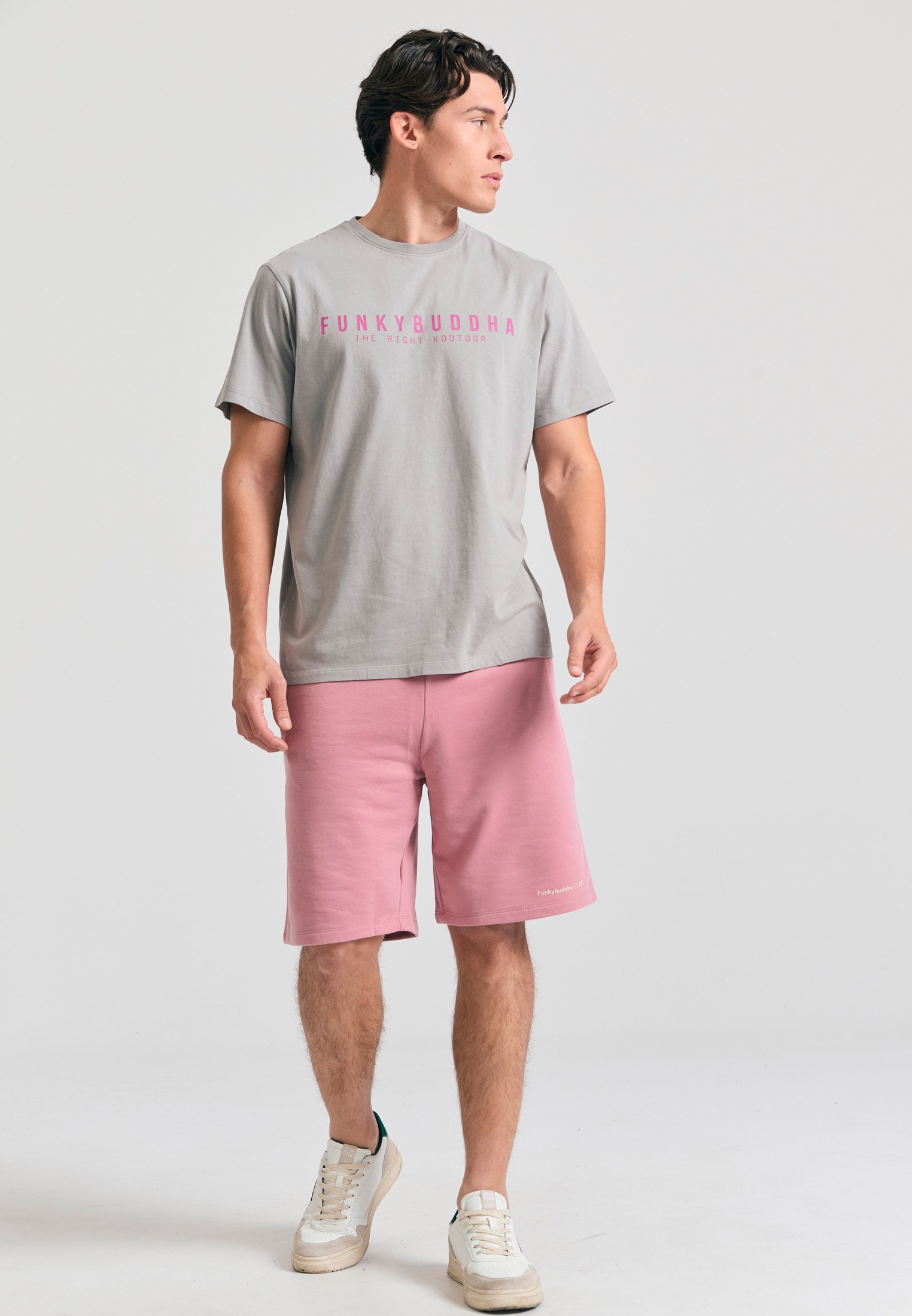 Men's T-Shirts Funky Buddha Gray