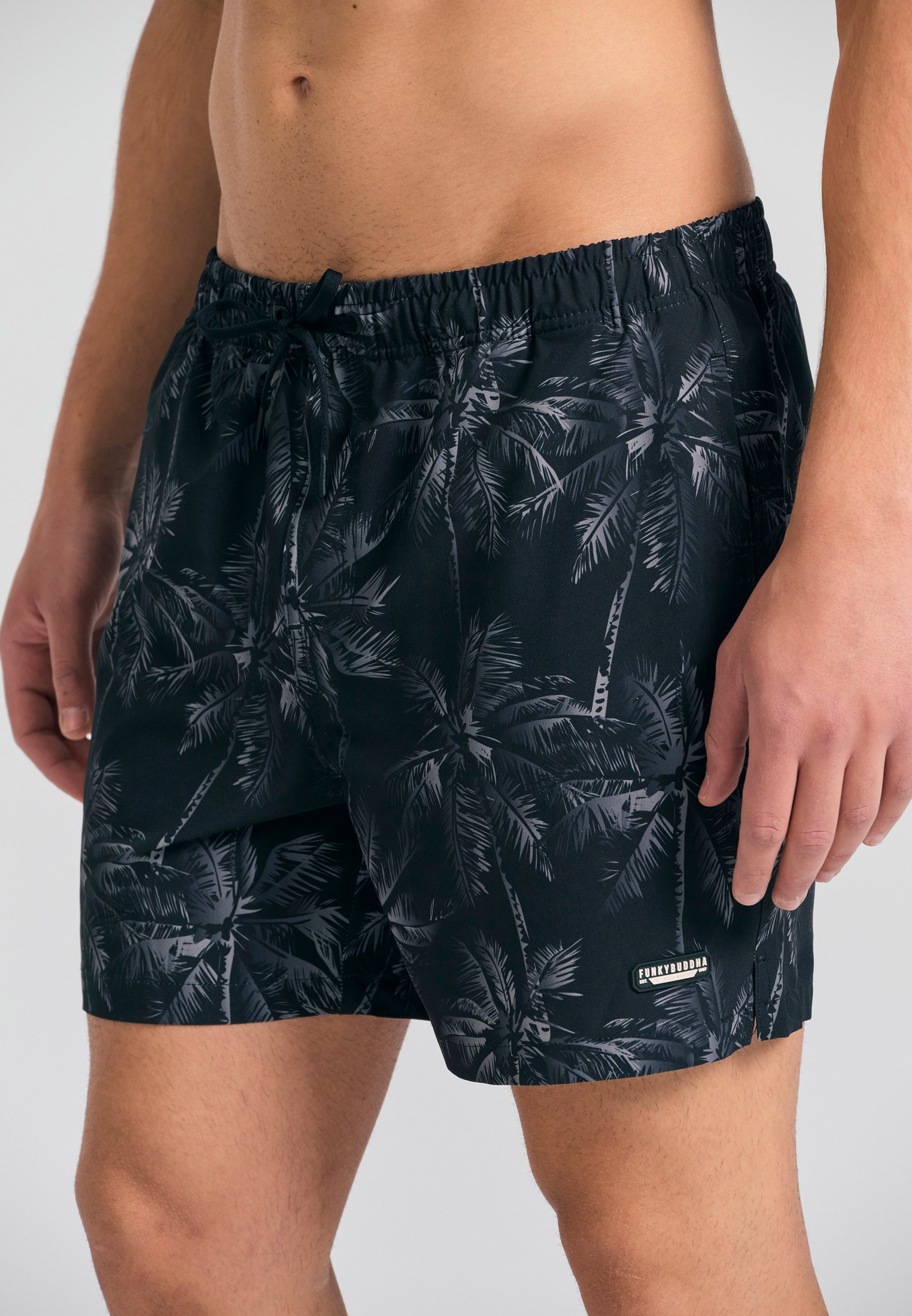 Men's Swim Shorts Funky Buddha Black