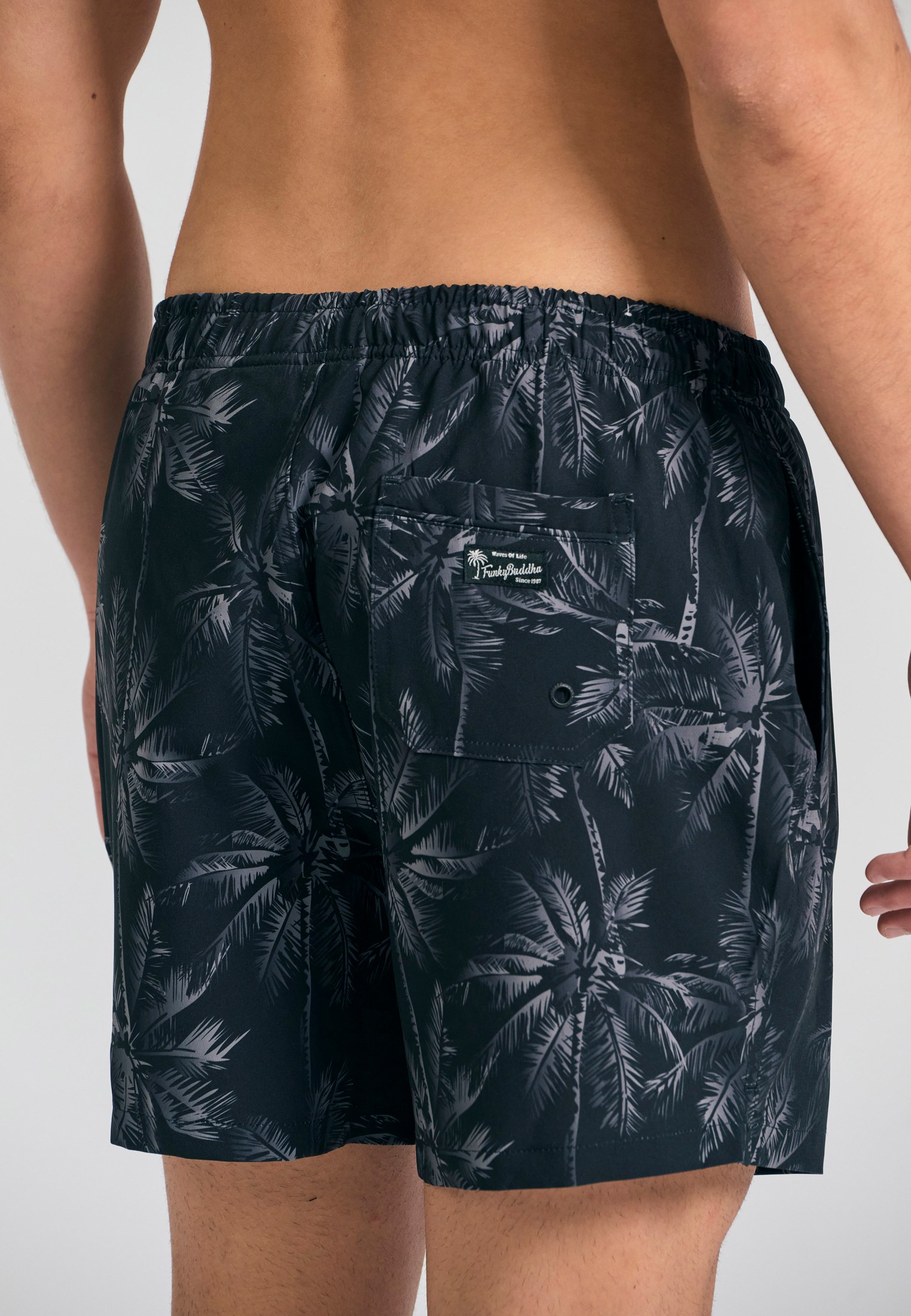 Men's Swim Shorts Funky Buddha Black
