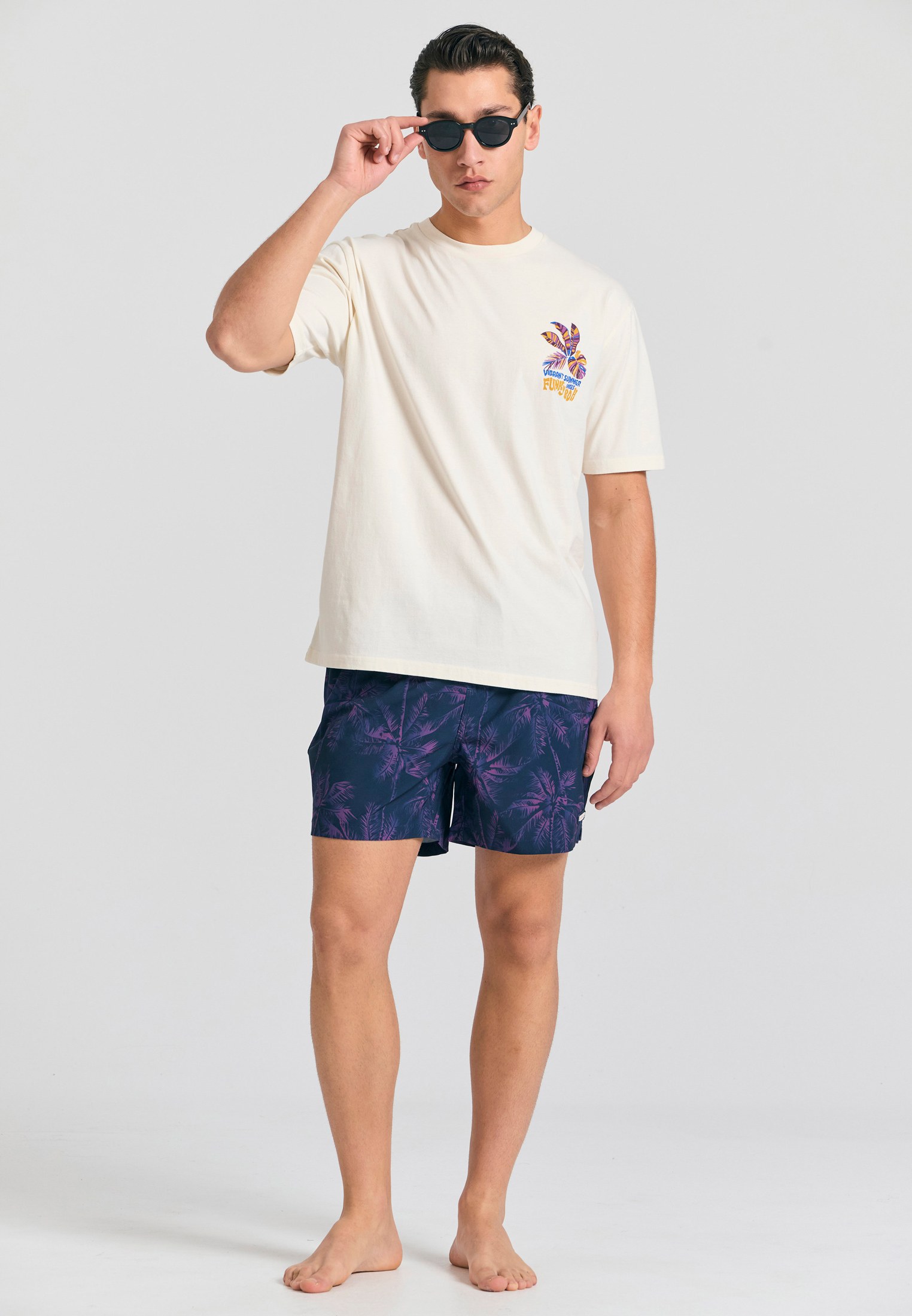 Men's Swim Shorts Funky Buddha Blue