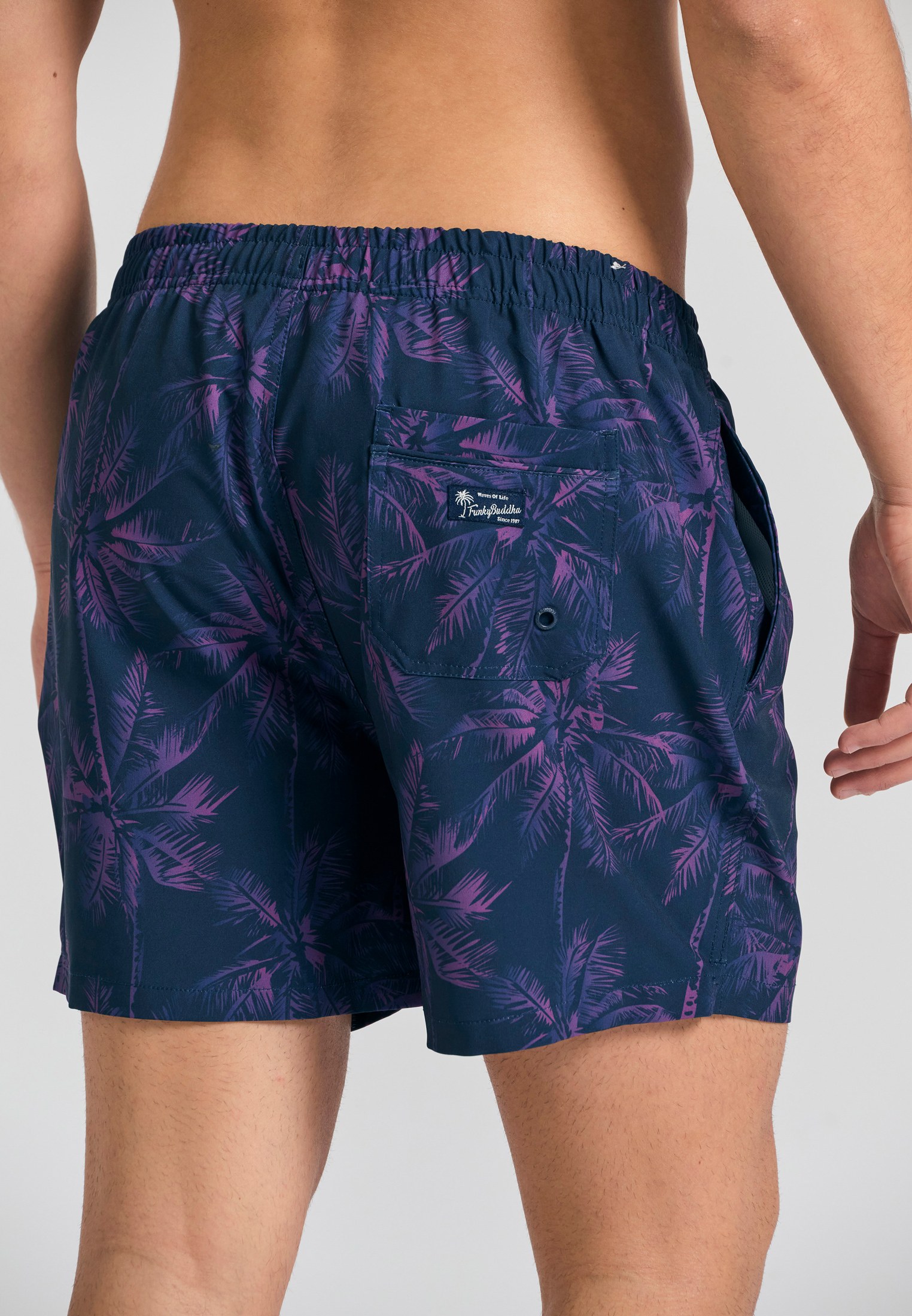 Men's Swim Shorts Funky Buddha Blue