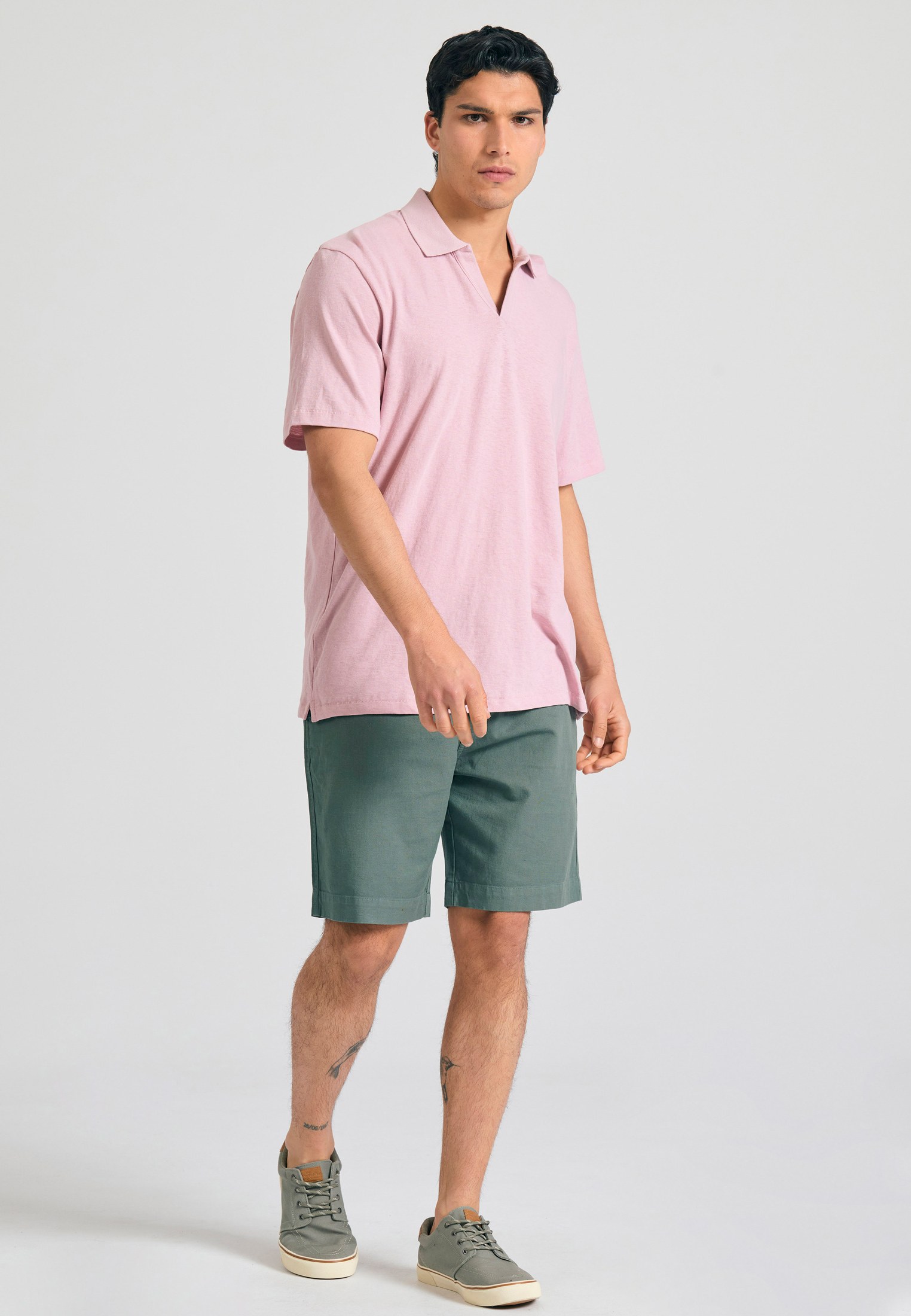 Men's Polo Shirts Funky Buddha Purple