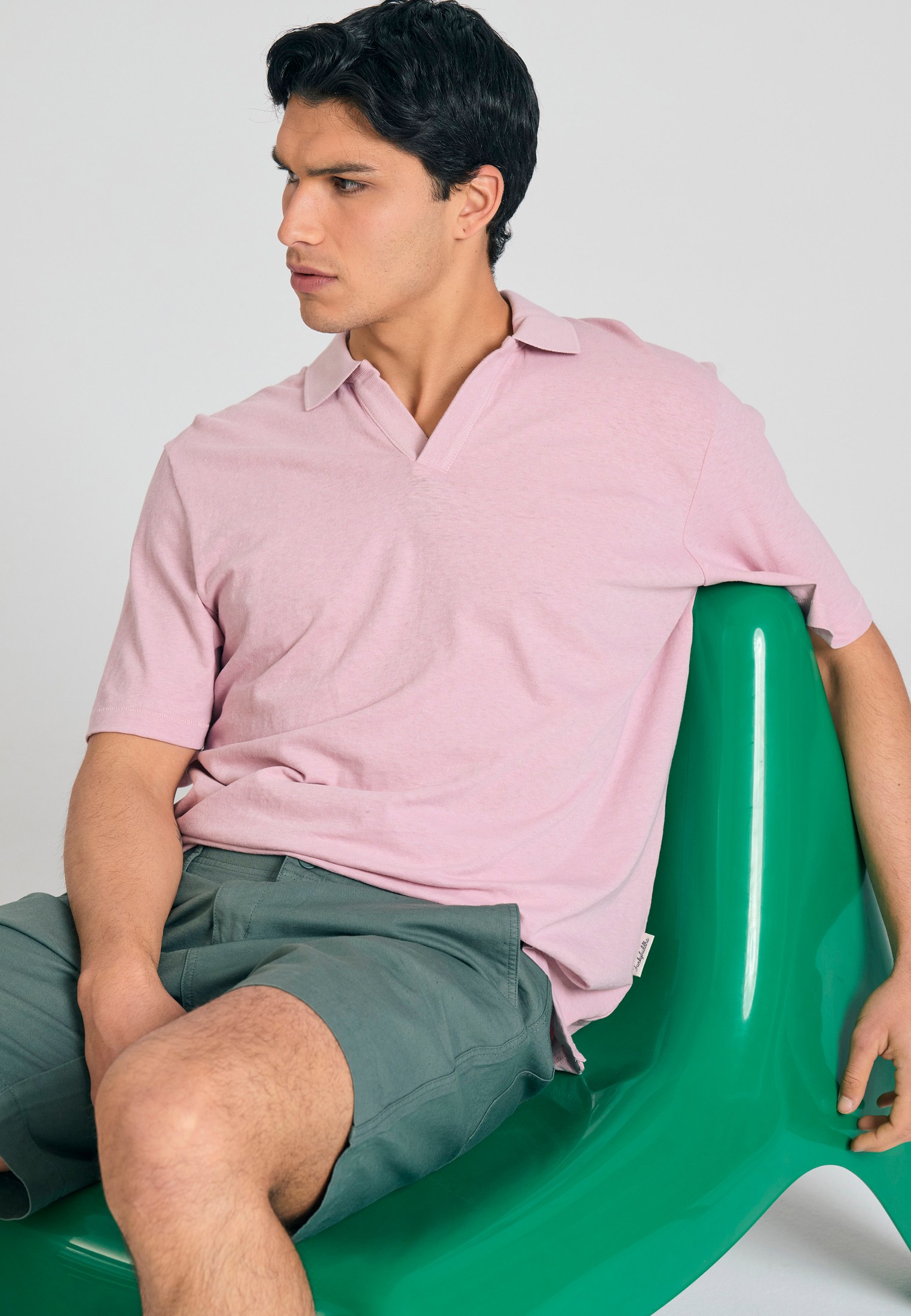 Men's Polo Shirts Funky Buddha Purple