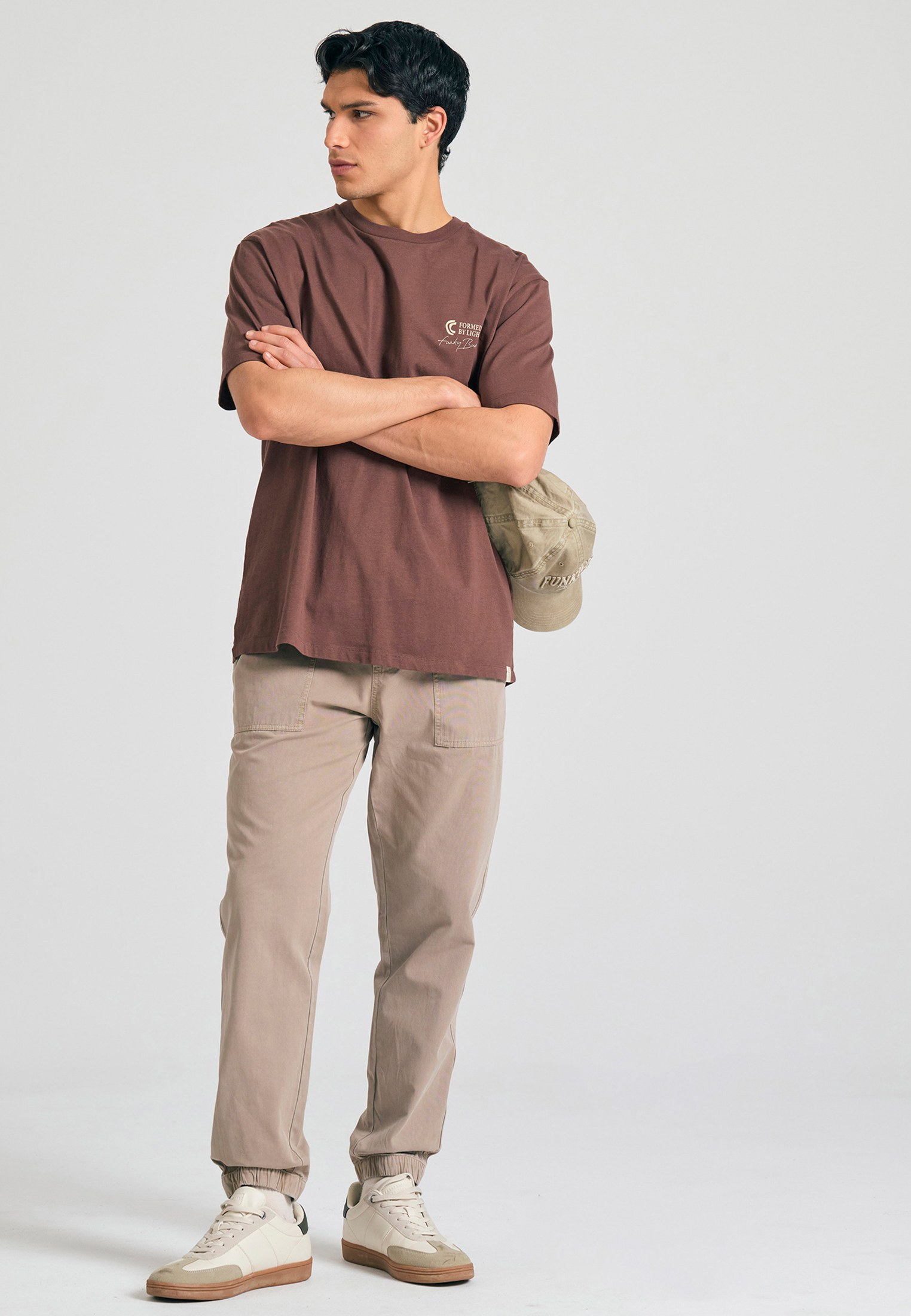 Men's Trousers Funky Buddha Beige