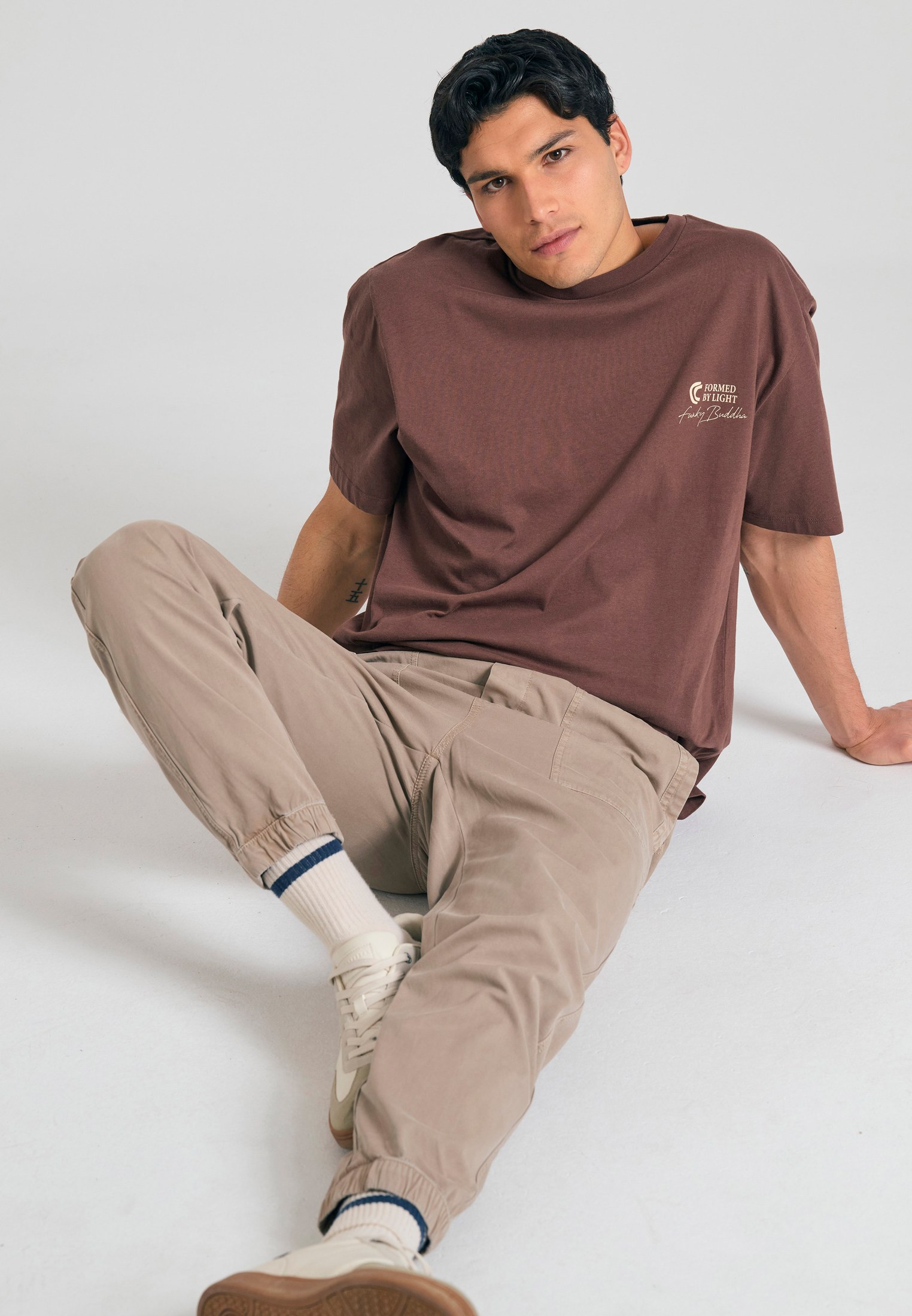 Men's Trousers Funky Buddha Beige