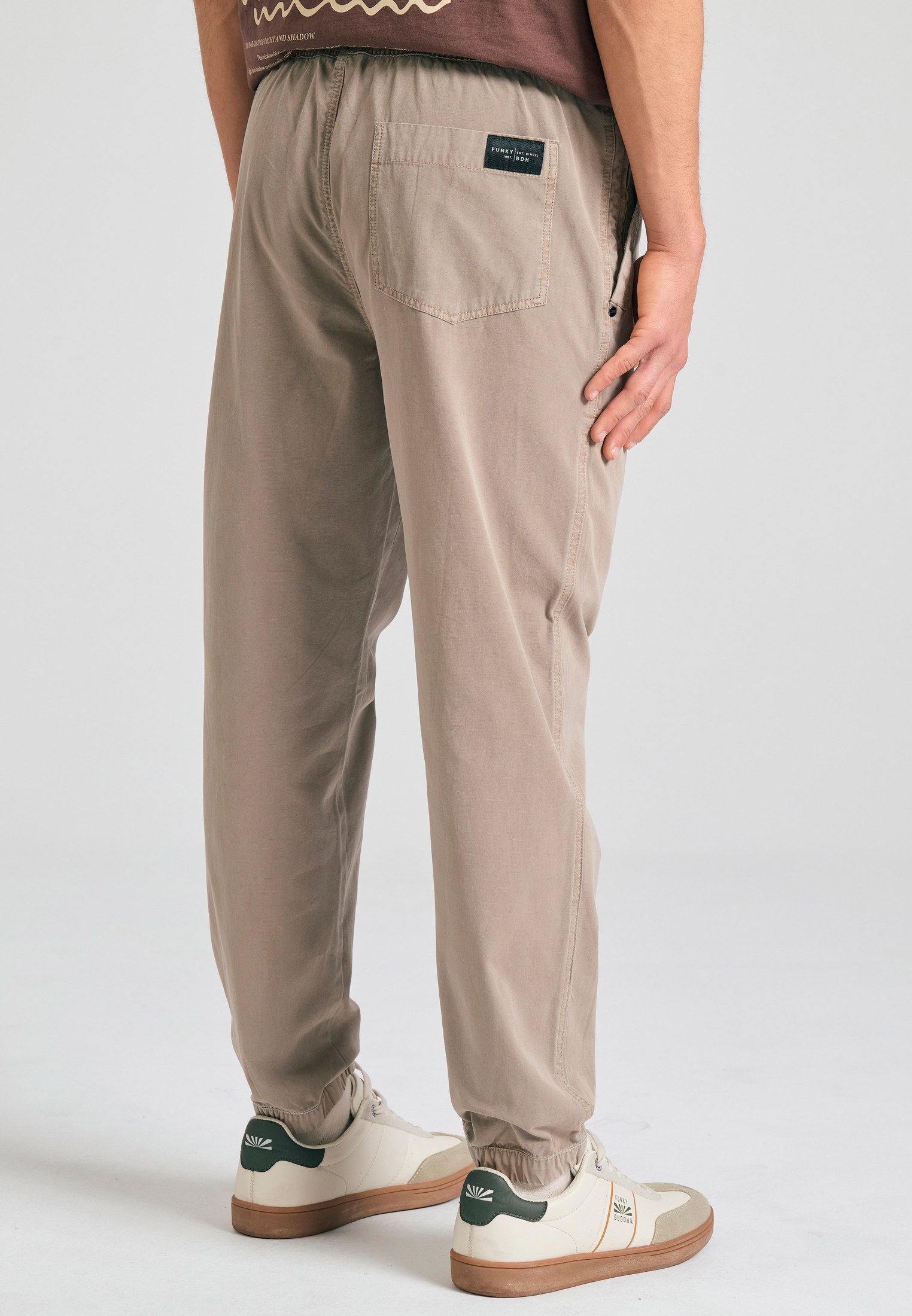 Men's Trousers Funky Buddha Beige