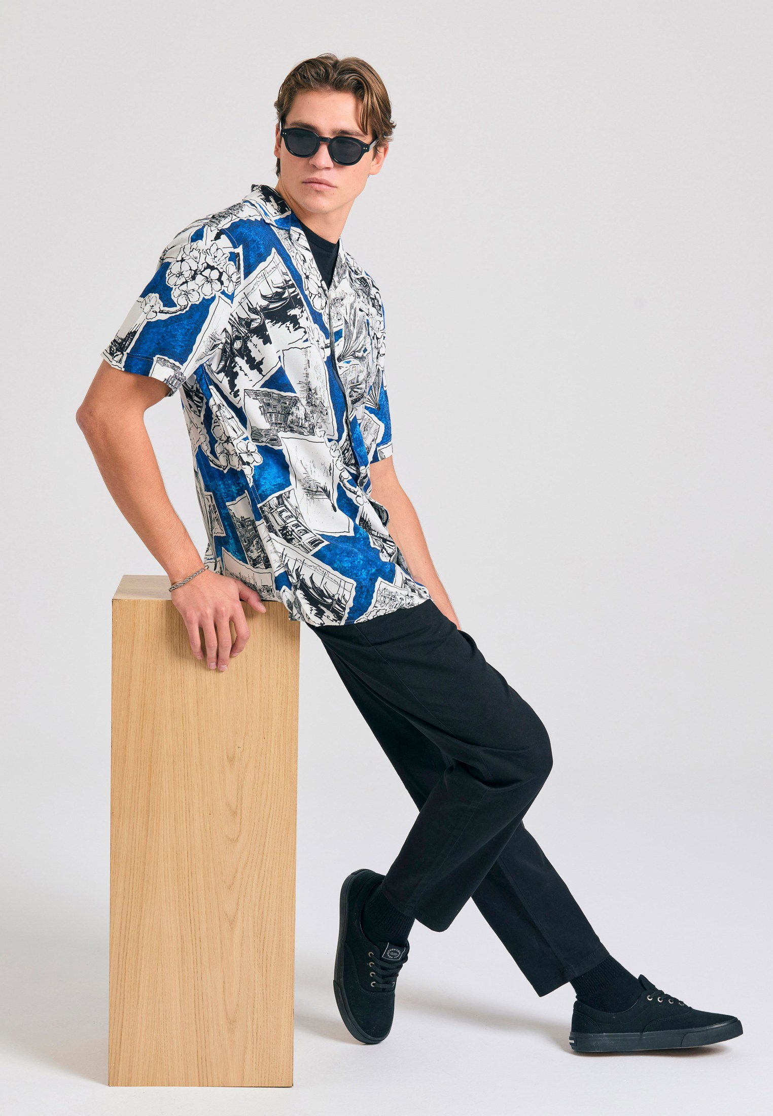 Men's Trousers Funky Buddha Black