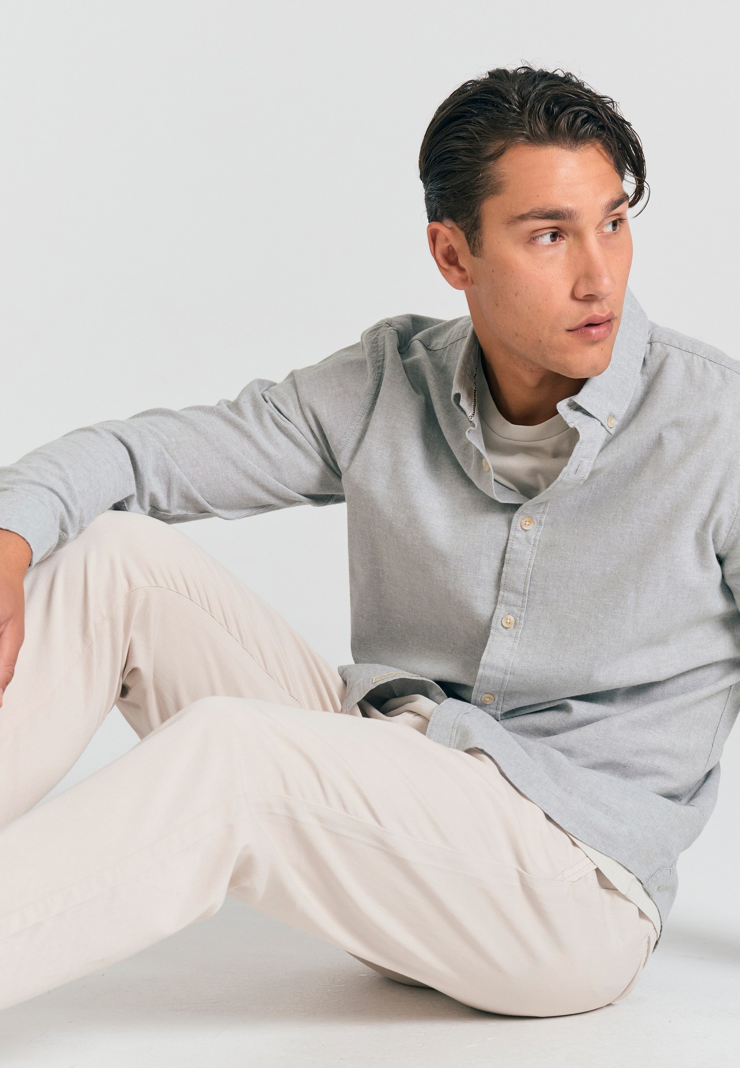 Men's Trousers Funky Buddha Gray