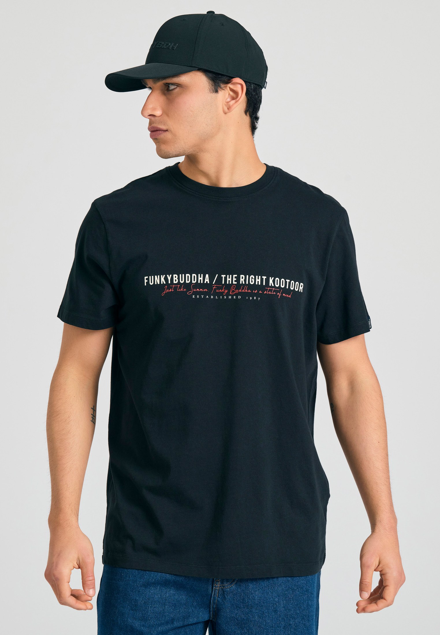 Men's Shirts Funky Buddha Black