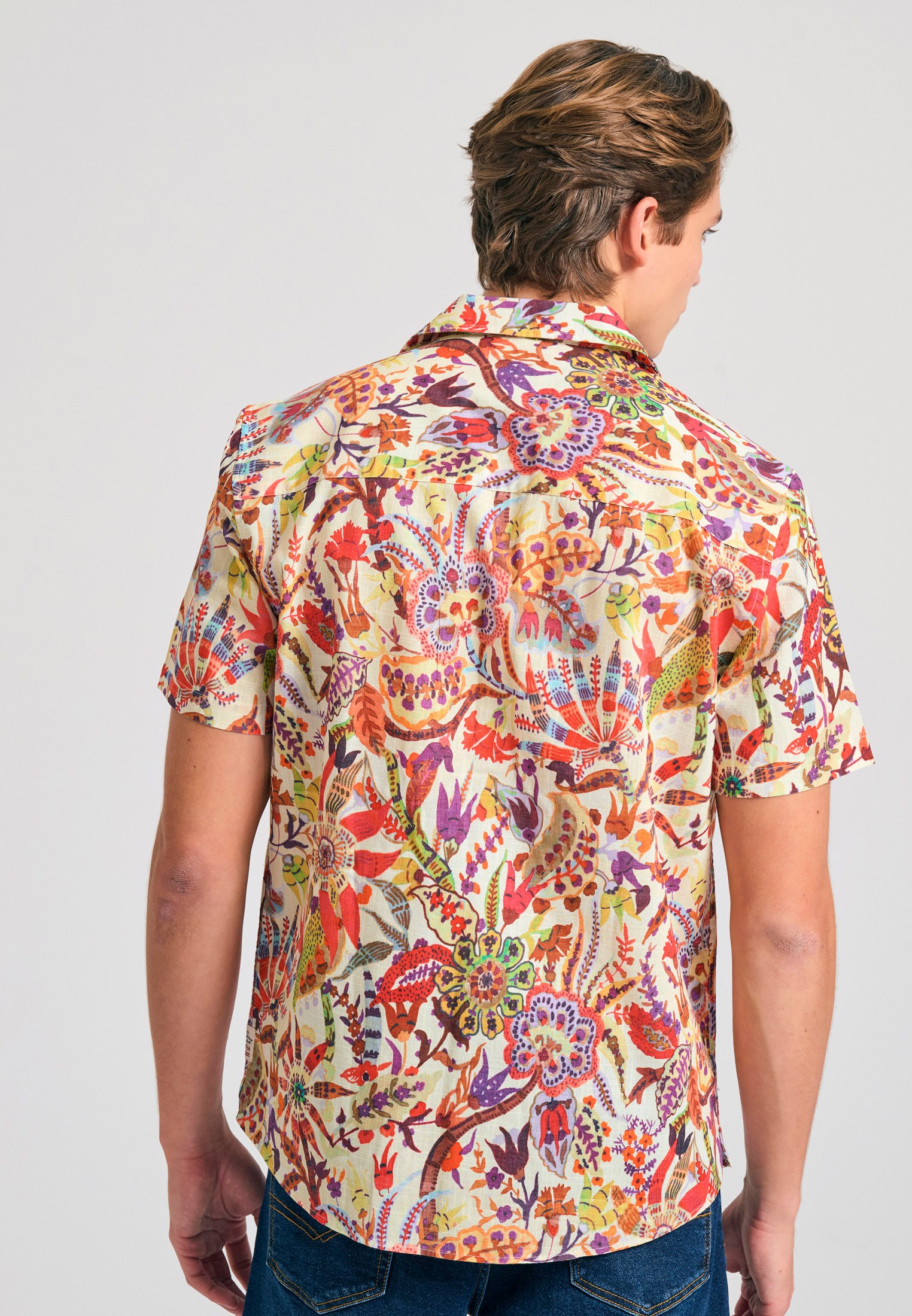 Men's Shirts Funky Buddha White