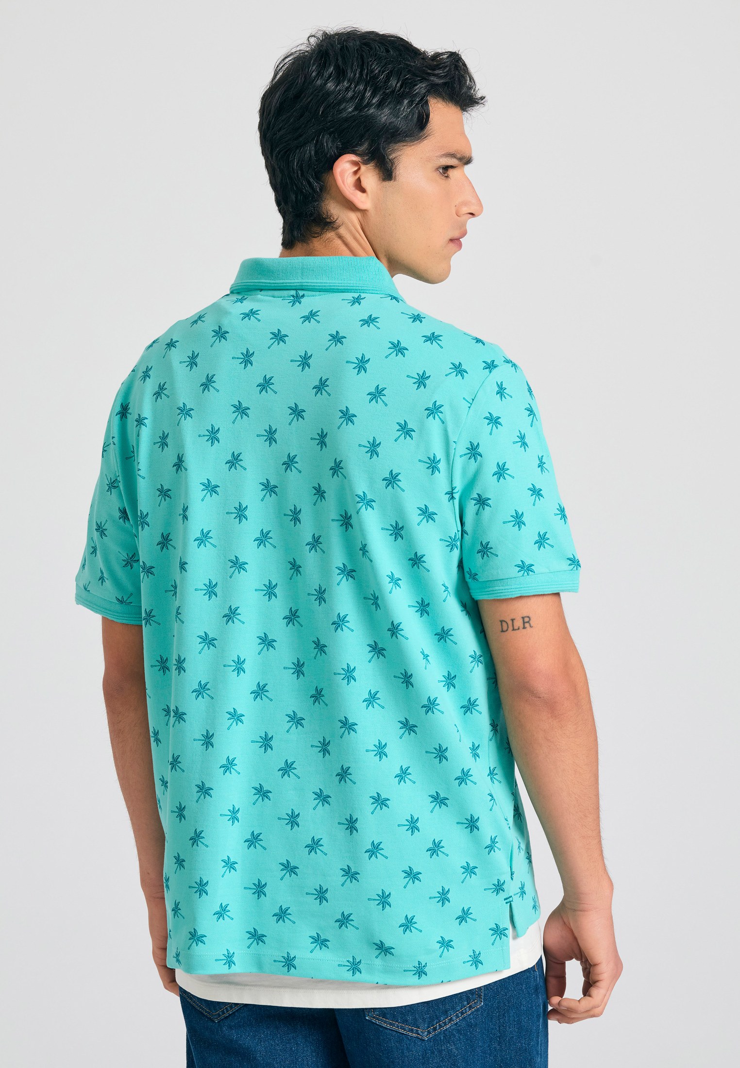 Men's Polo Shirts Funky Buddha Blue