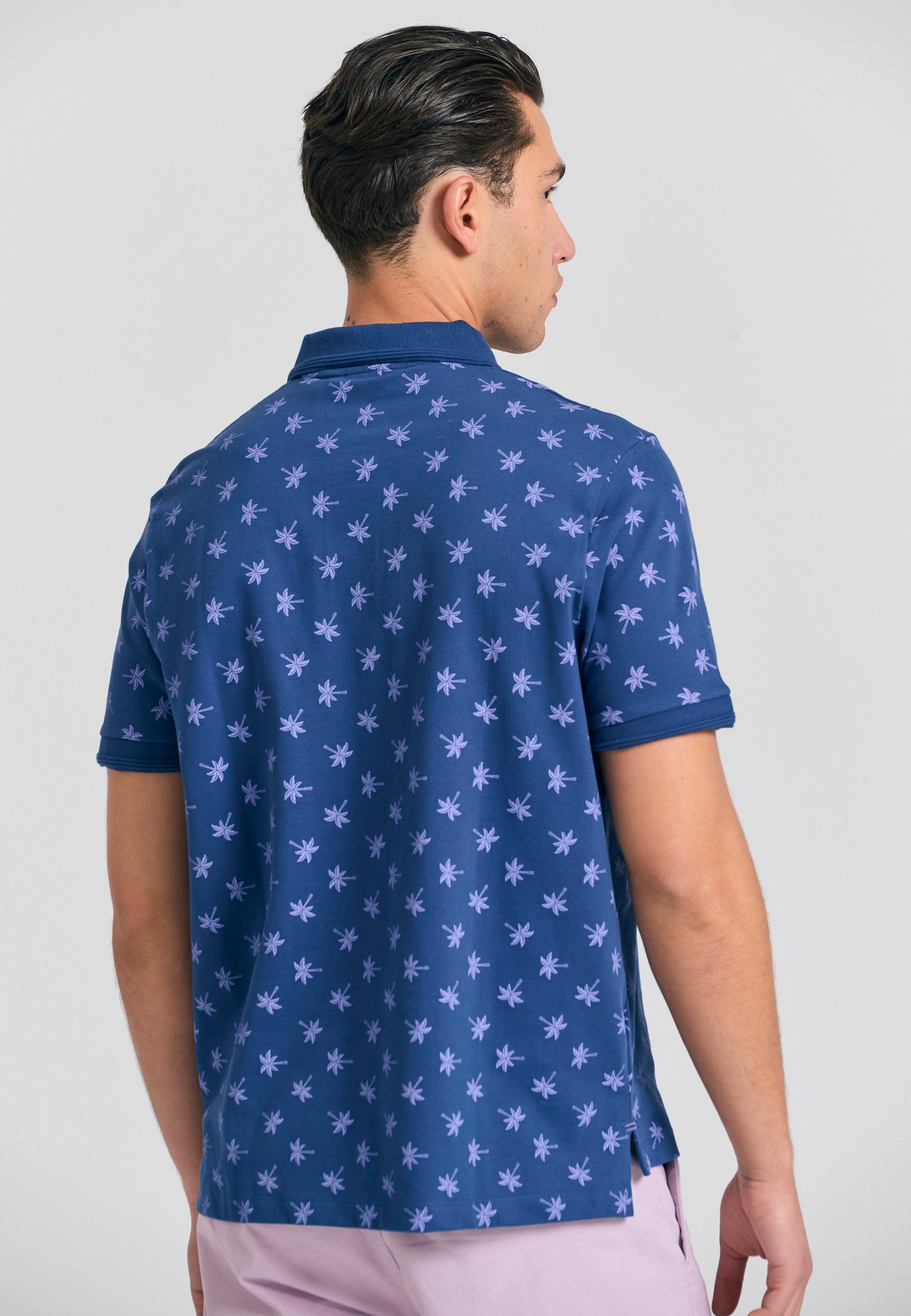 Men's Polo Shirts Funky Buddha Blue