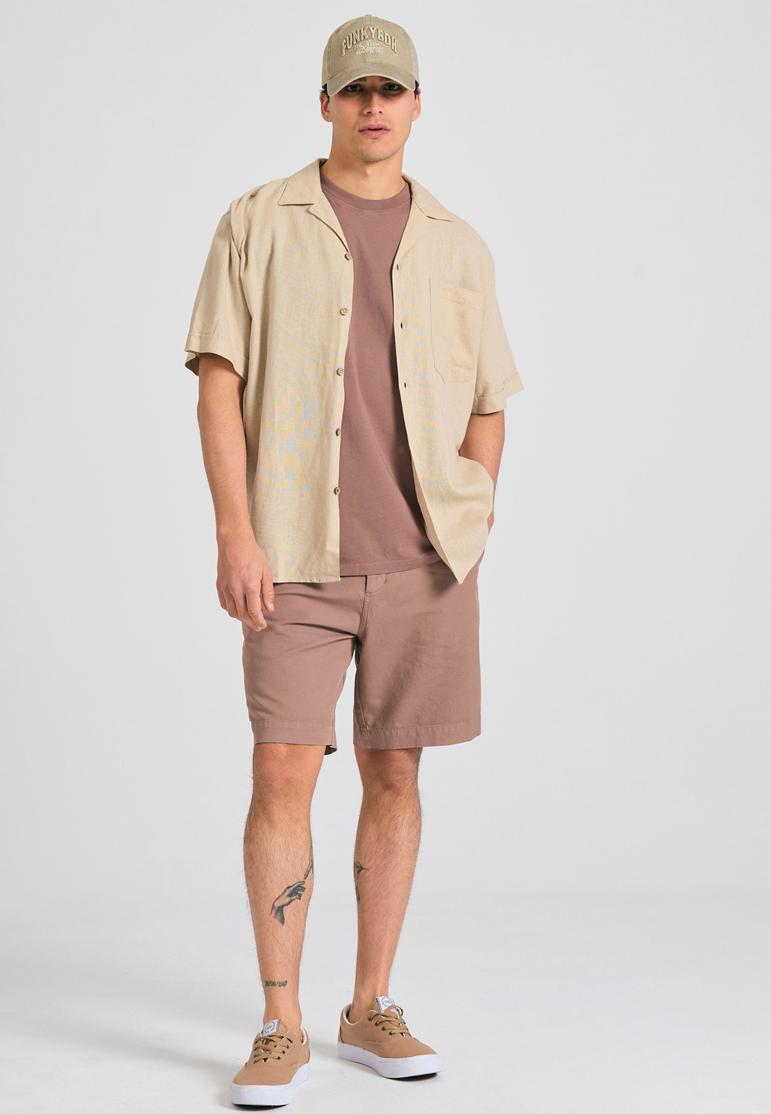 Men's Trousers Funky Buddha Brown