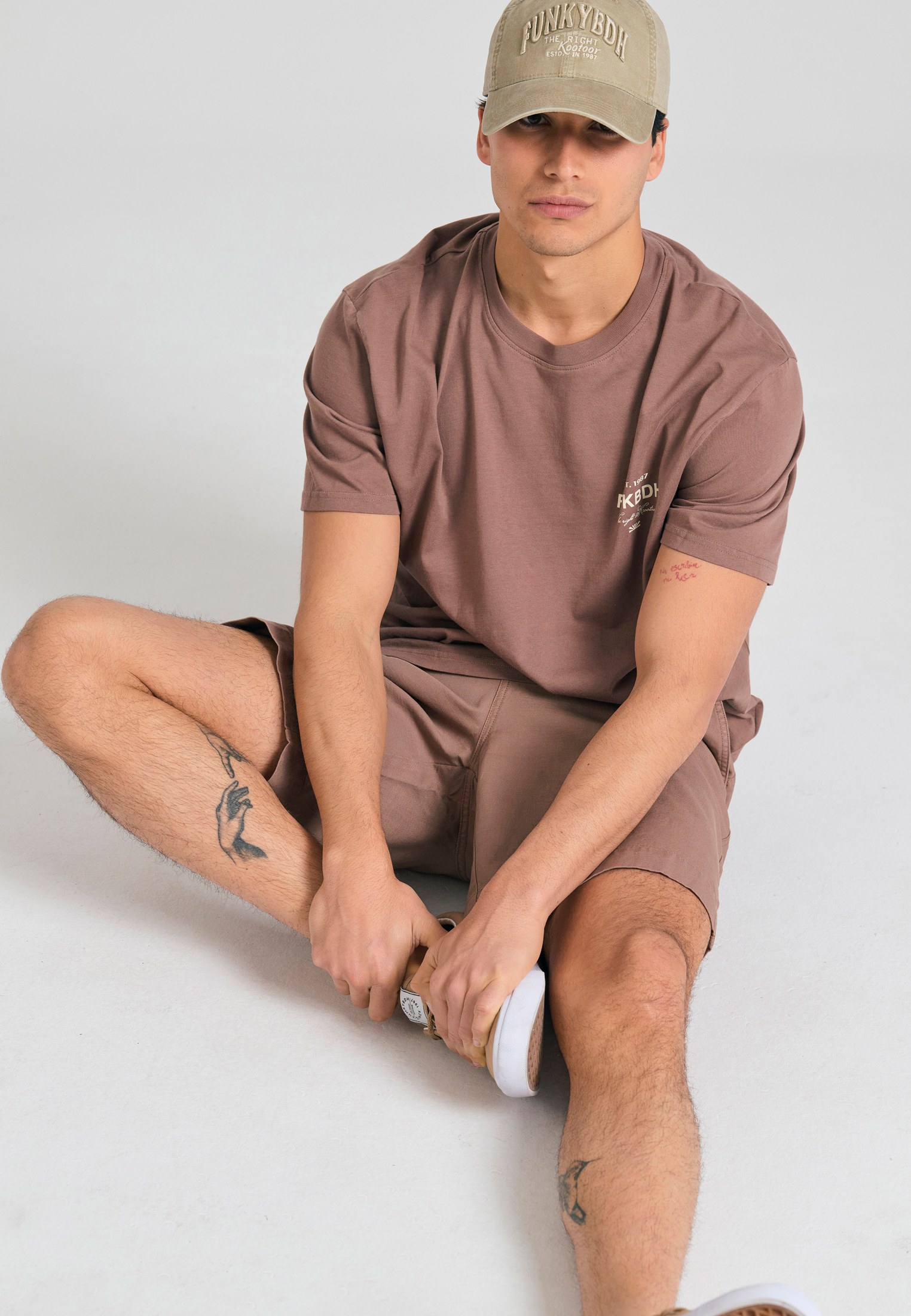 Men's Trousers Funky Buddha Brown