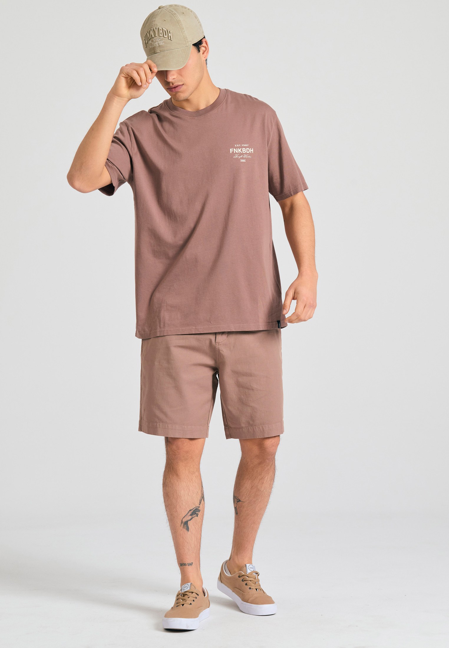 Men's Trousers Funky Buddha Brown