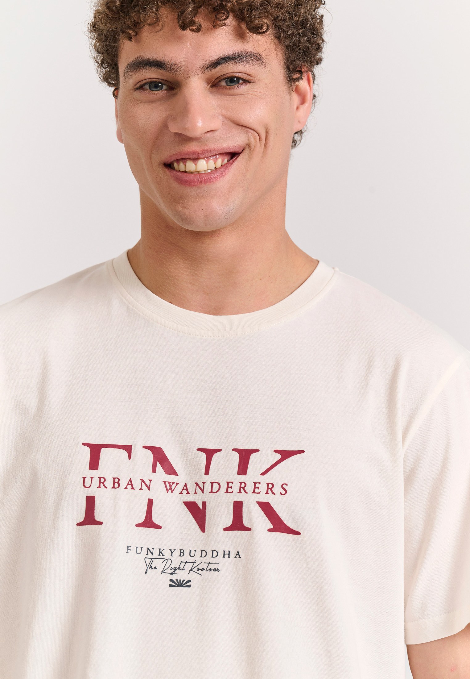 Men's T-Shirts Funky Buddha White