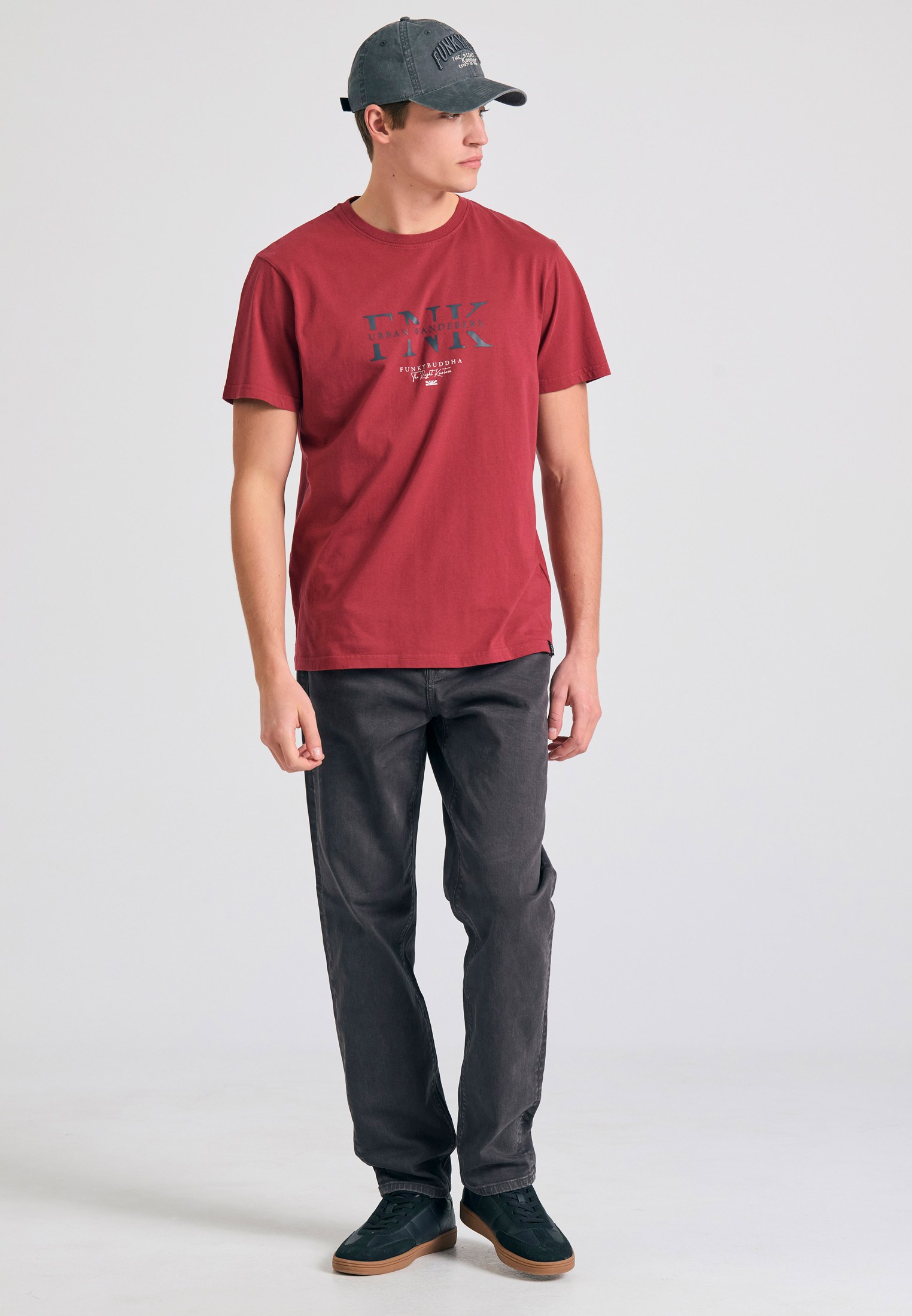 Men's T-Shirts Funky Buddha Red