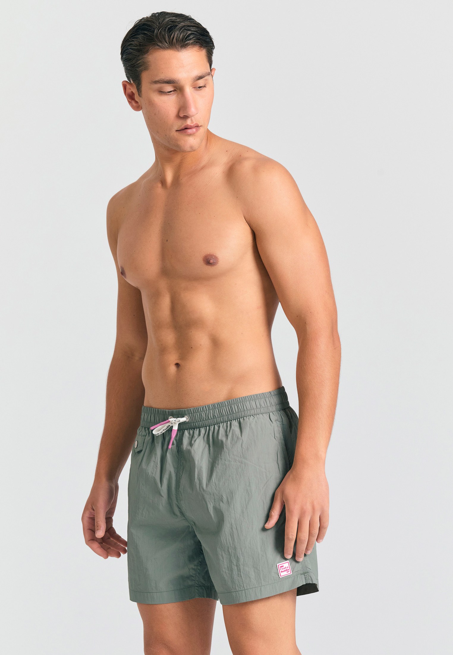 Men's Swim Shorts Funky Buddha Green