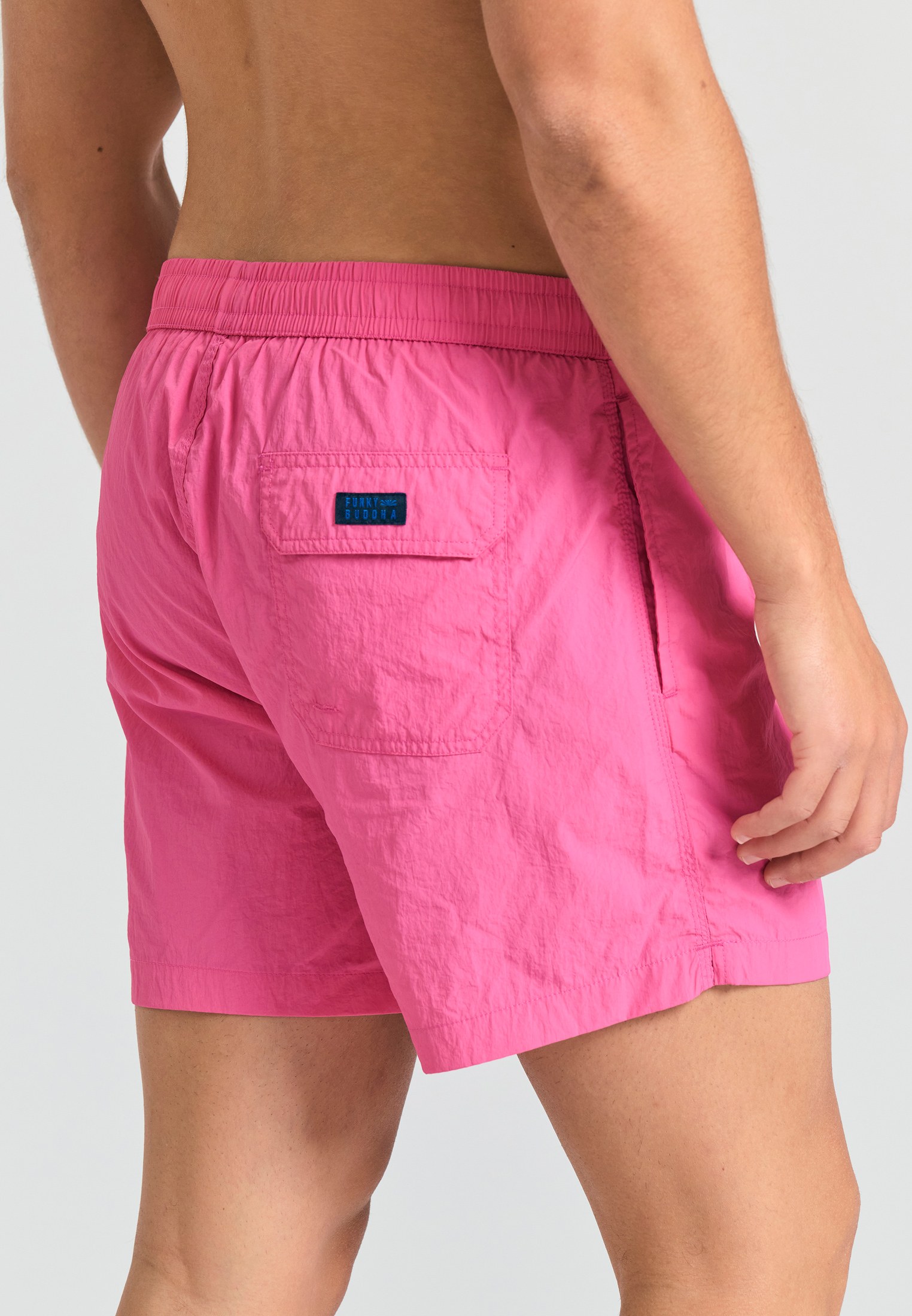 Men's Swim Shorts Funky Buddha Fuchsia