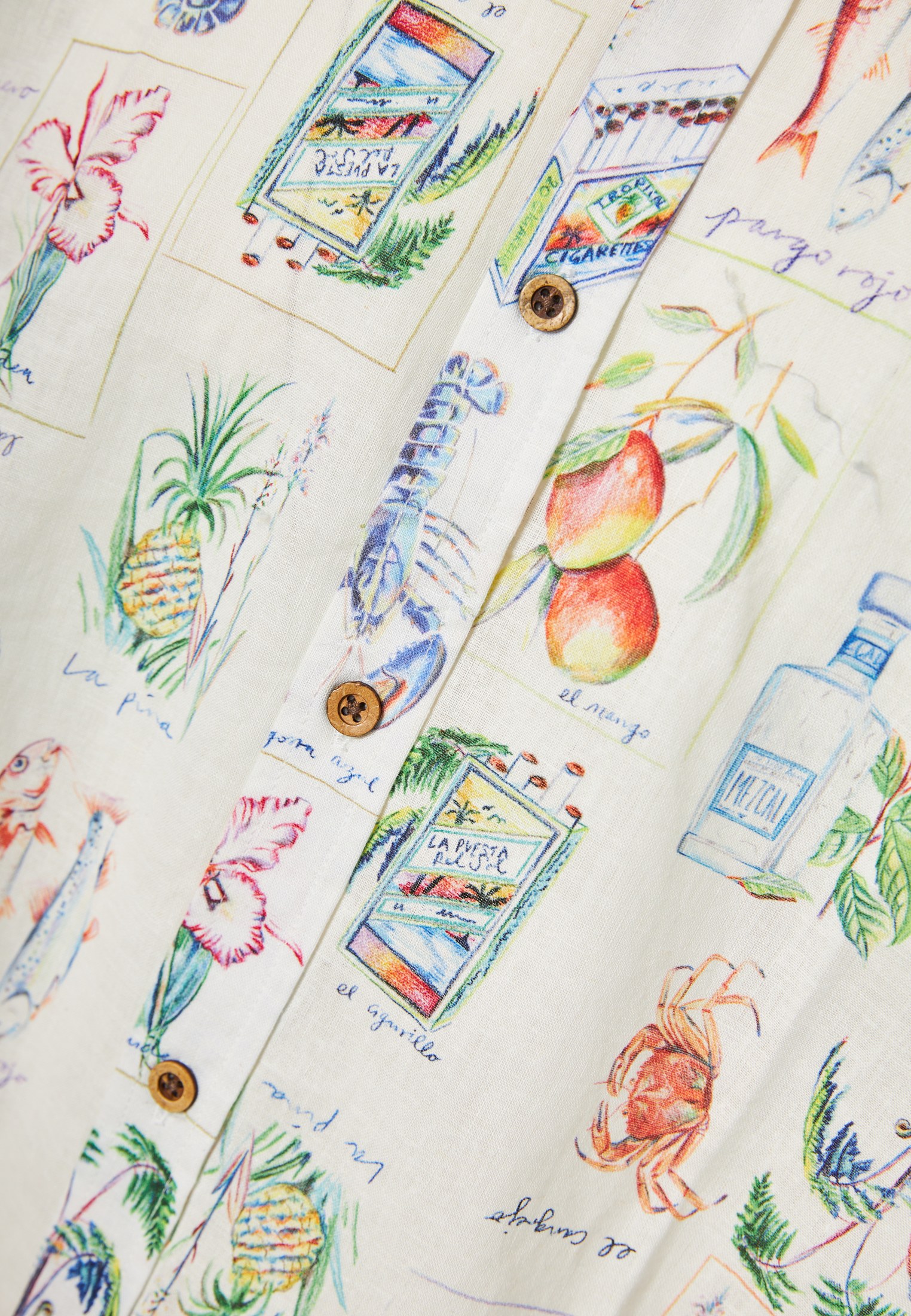 Men's Shirts Funky Buddha White