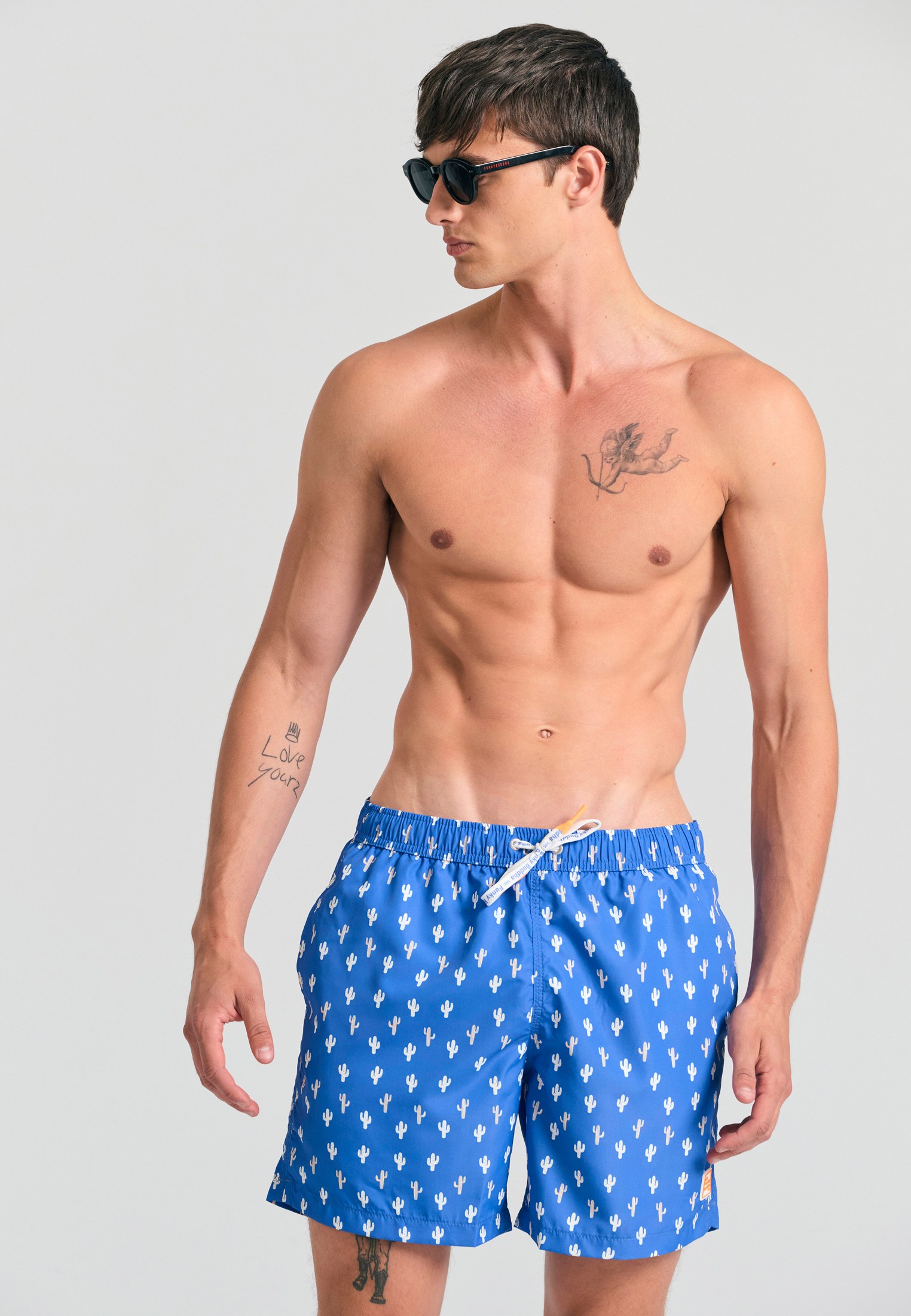Men's Swim Shorts Funky Buddha Blue