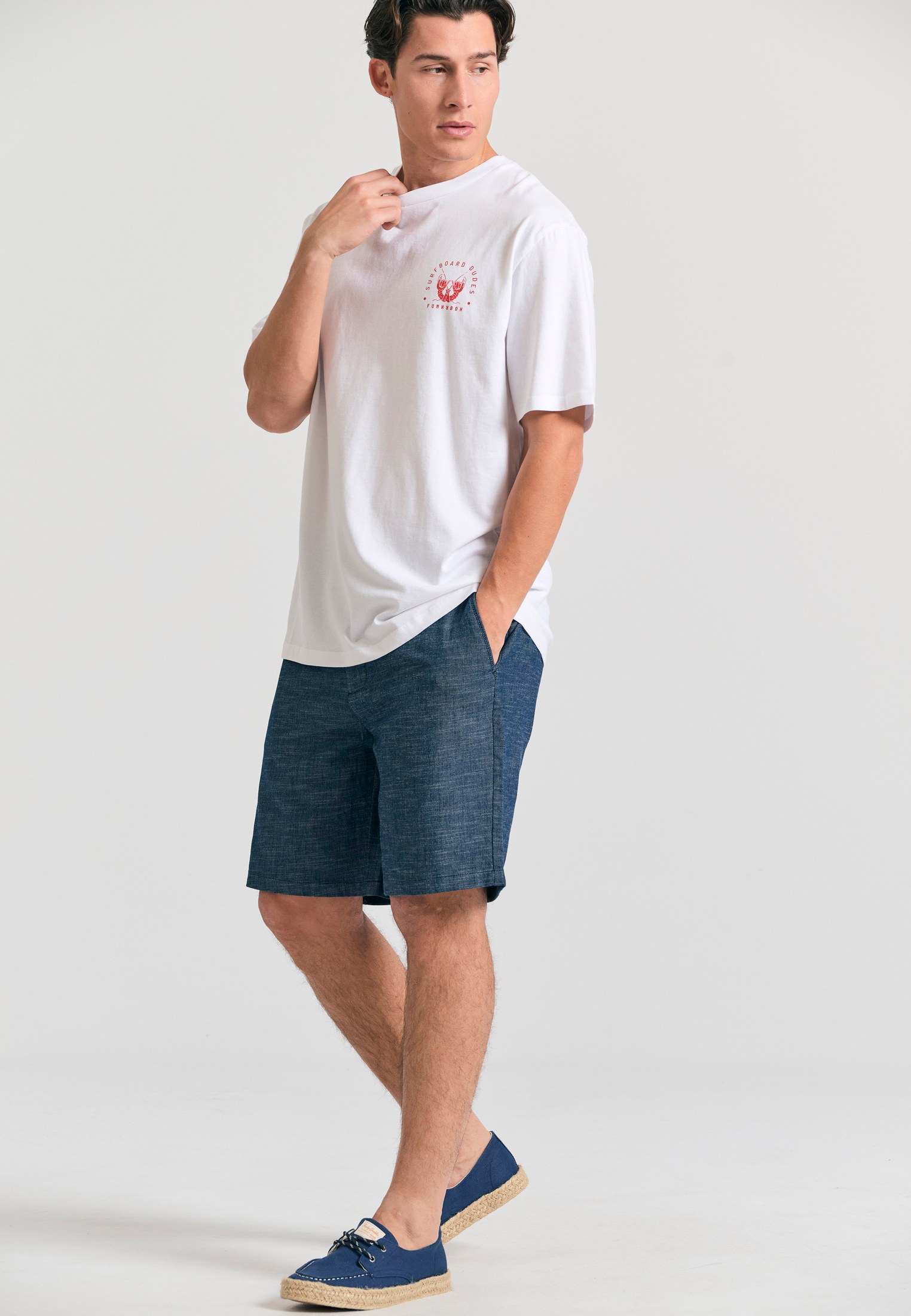 Men's Trousers Funky Buddha Blue