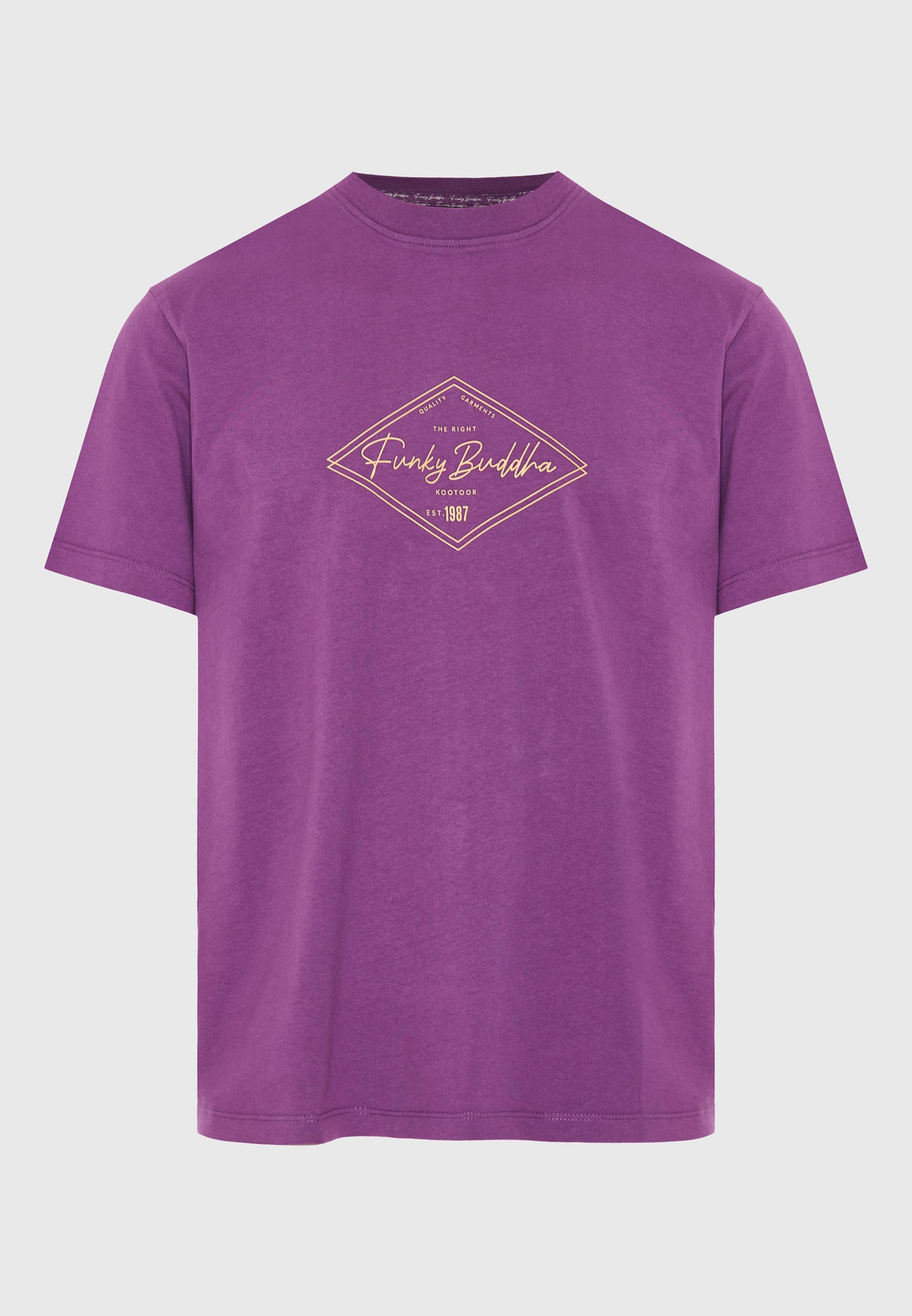 Men's Shirts Funky Buddha Purple