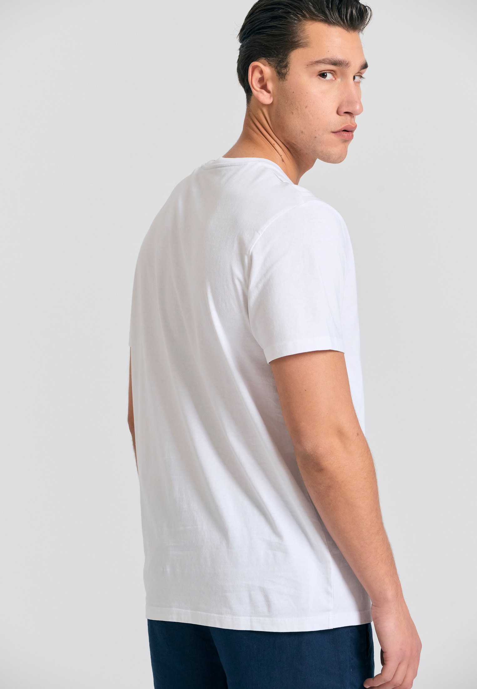 Men's Shirts Funky Buddha White