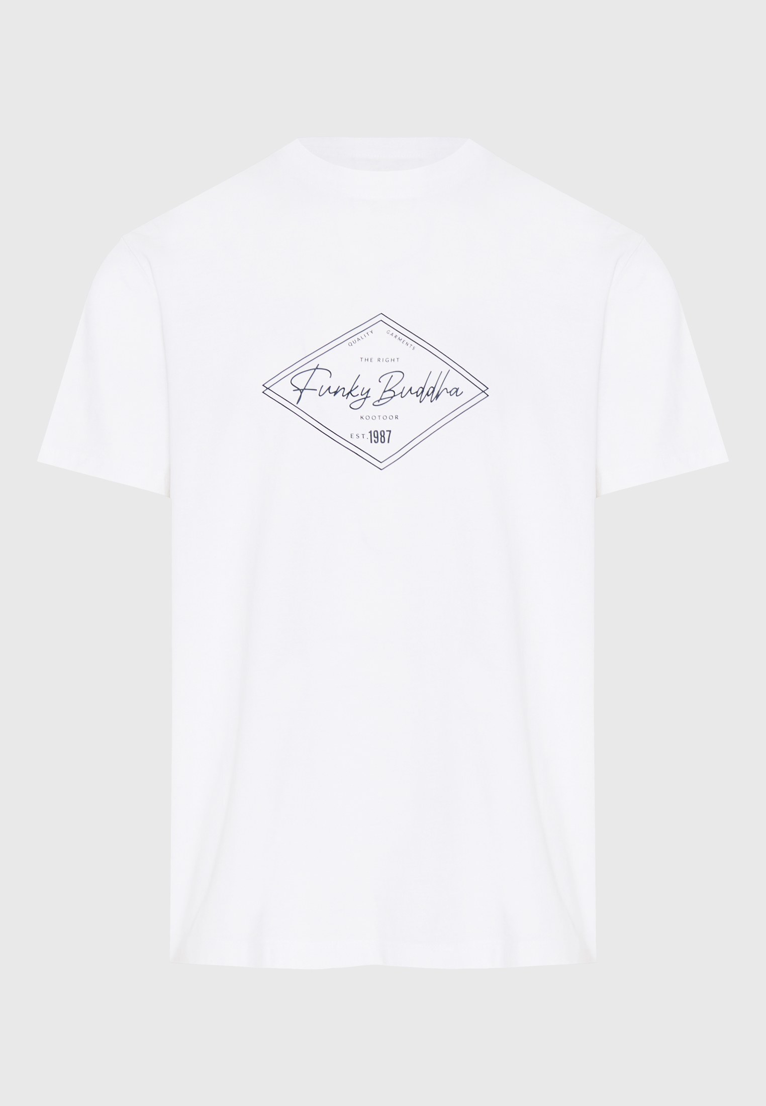 Men's Shirts Funky Buddha White