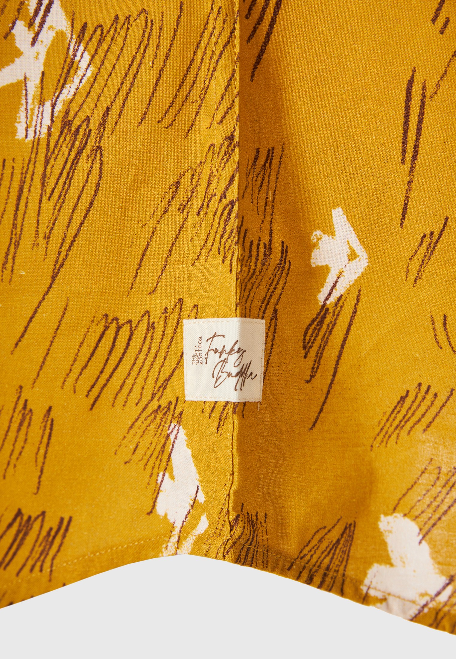 Men's Shirts Funky Buddha Yellow