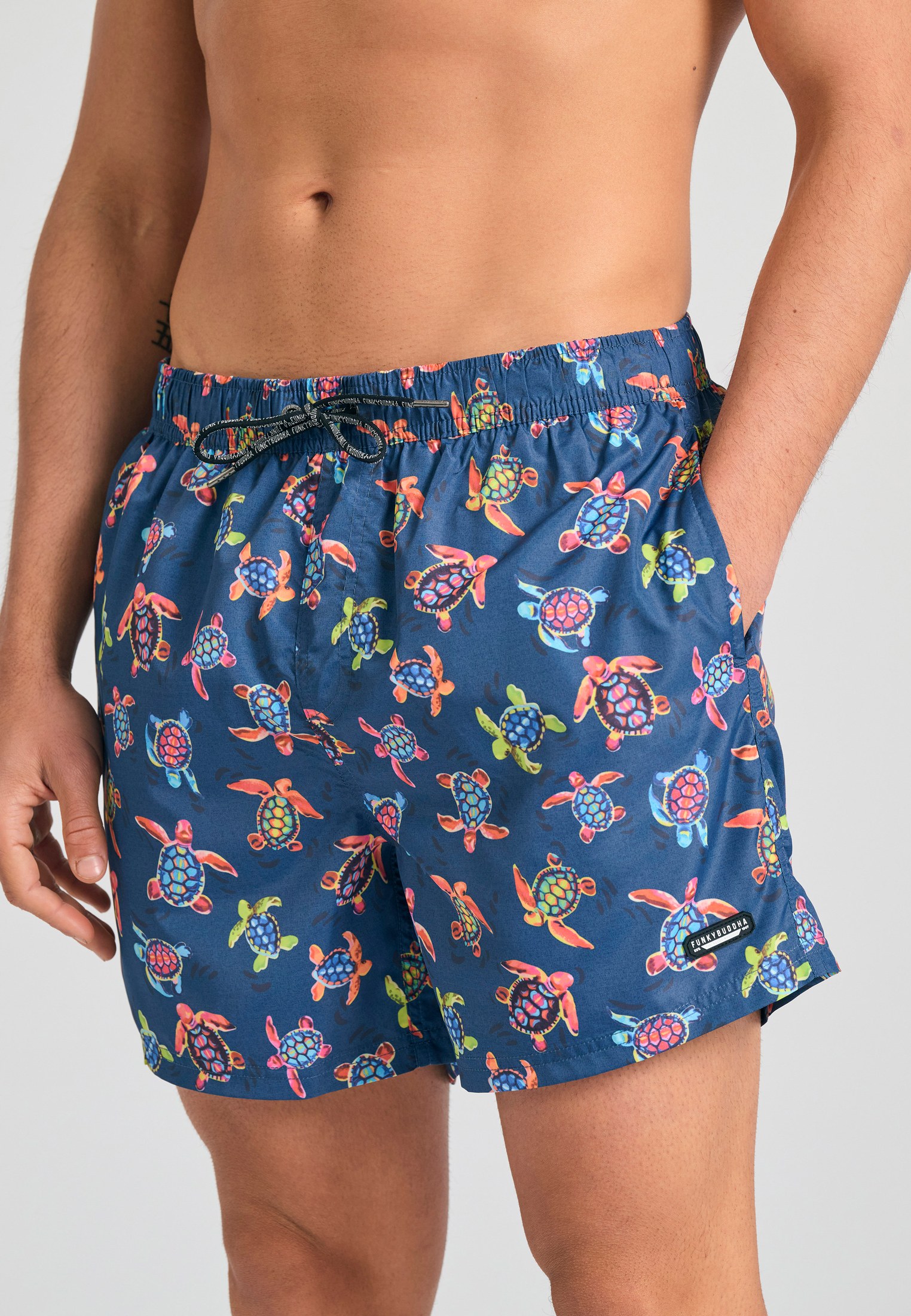 Men's Swim Shorts Funky Buddha Navy