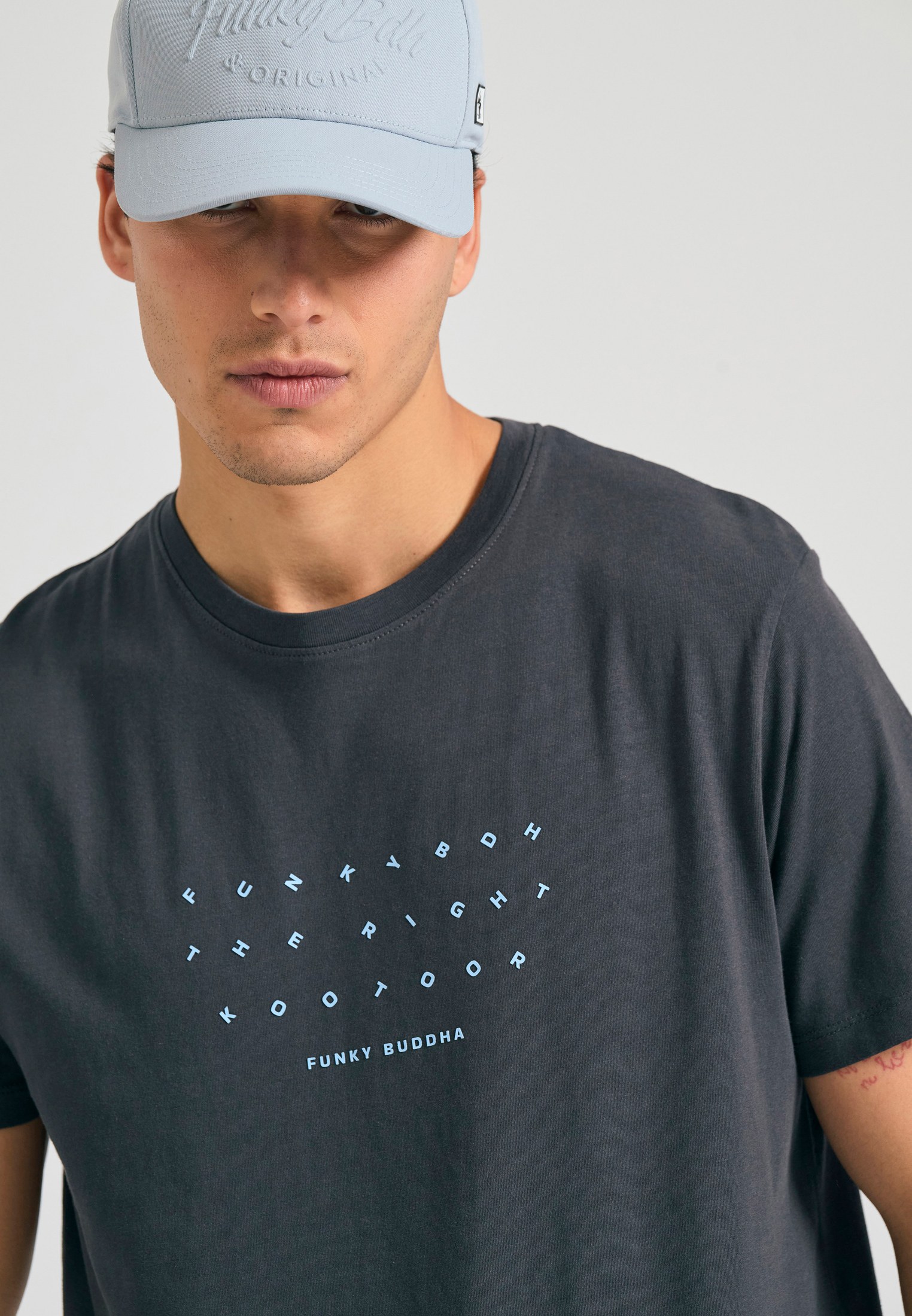 Men's Shirts Funky Buddha Gray