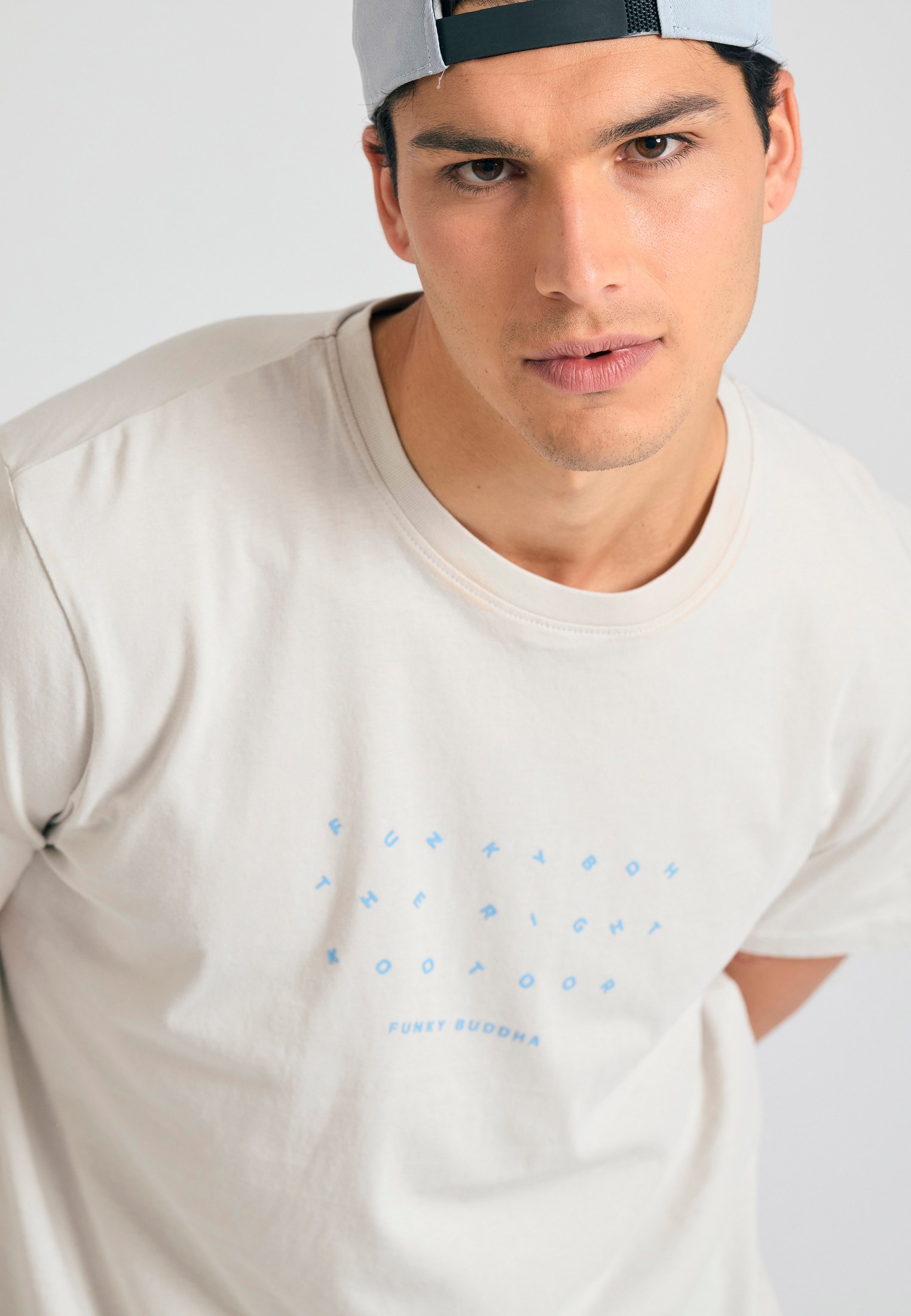 Men's Shirts Funky Buddha Beige