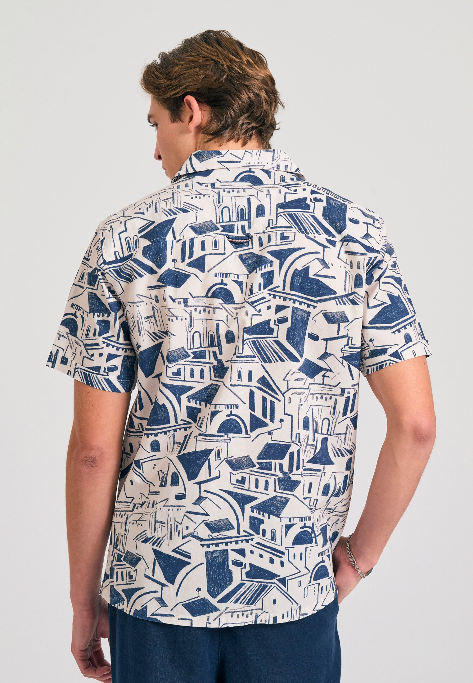 Men's Shirts Funky Buddha Navy