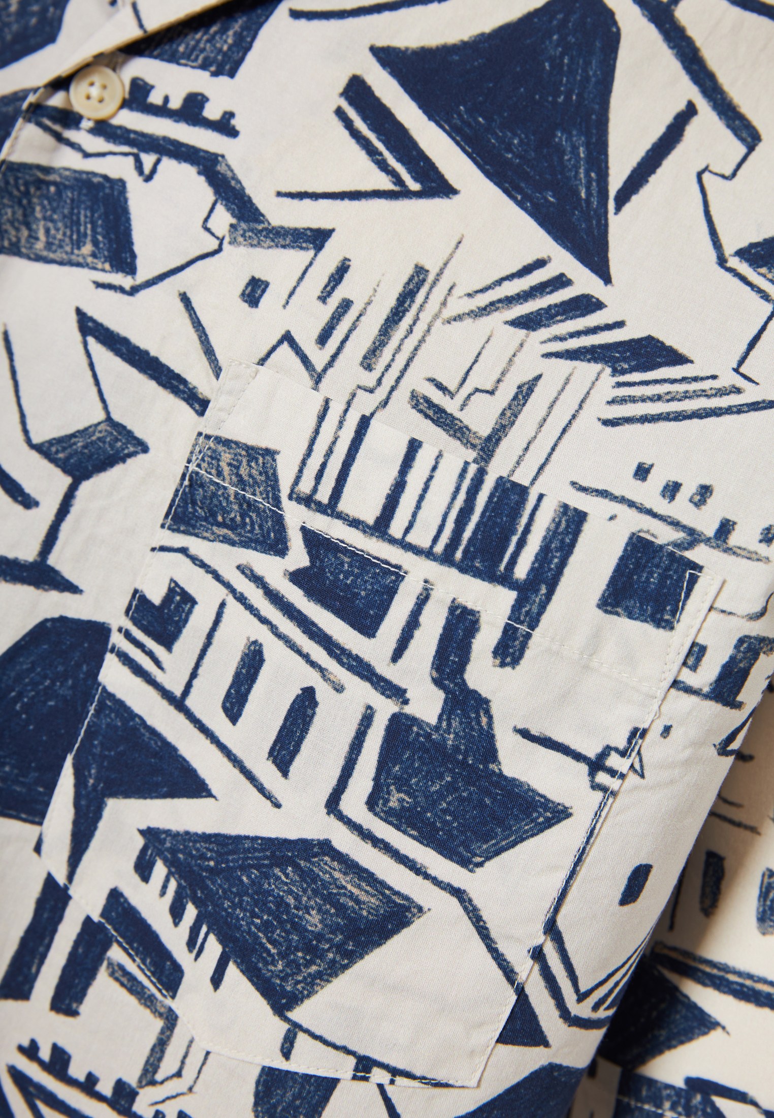 Men's Shirts Funky Buddha Navy