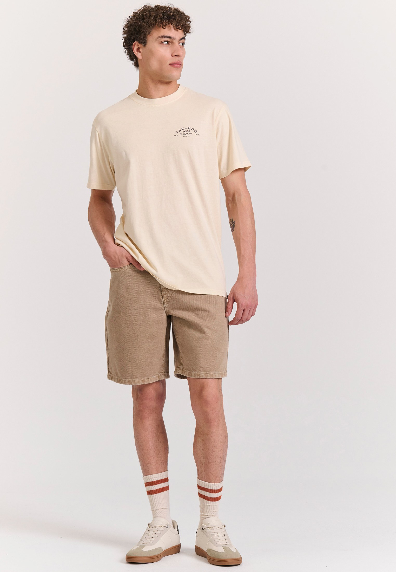 Men's Shirts Funky Buddha White