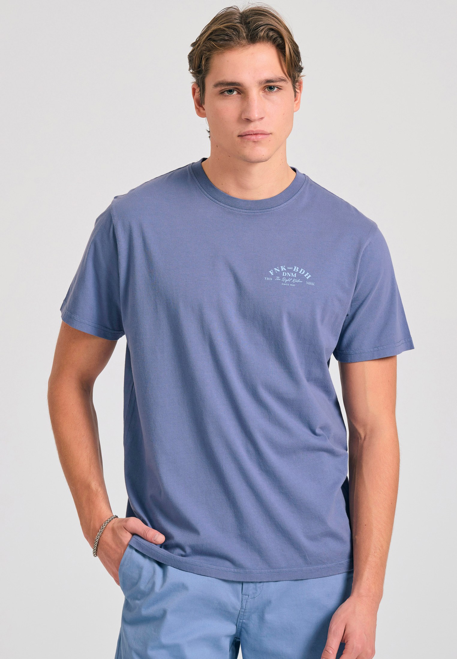 Men's Shirts Funky Buddha Blue