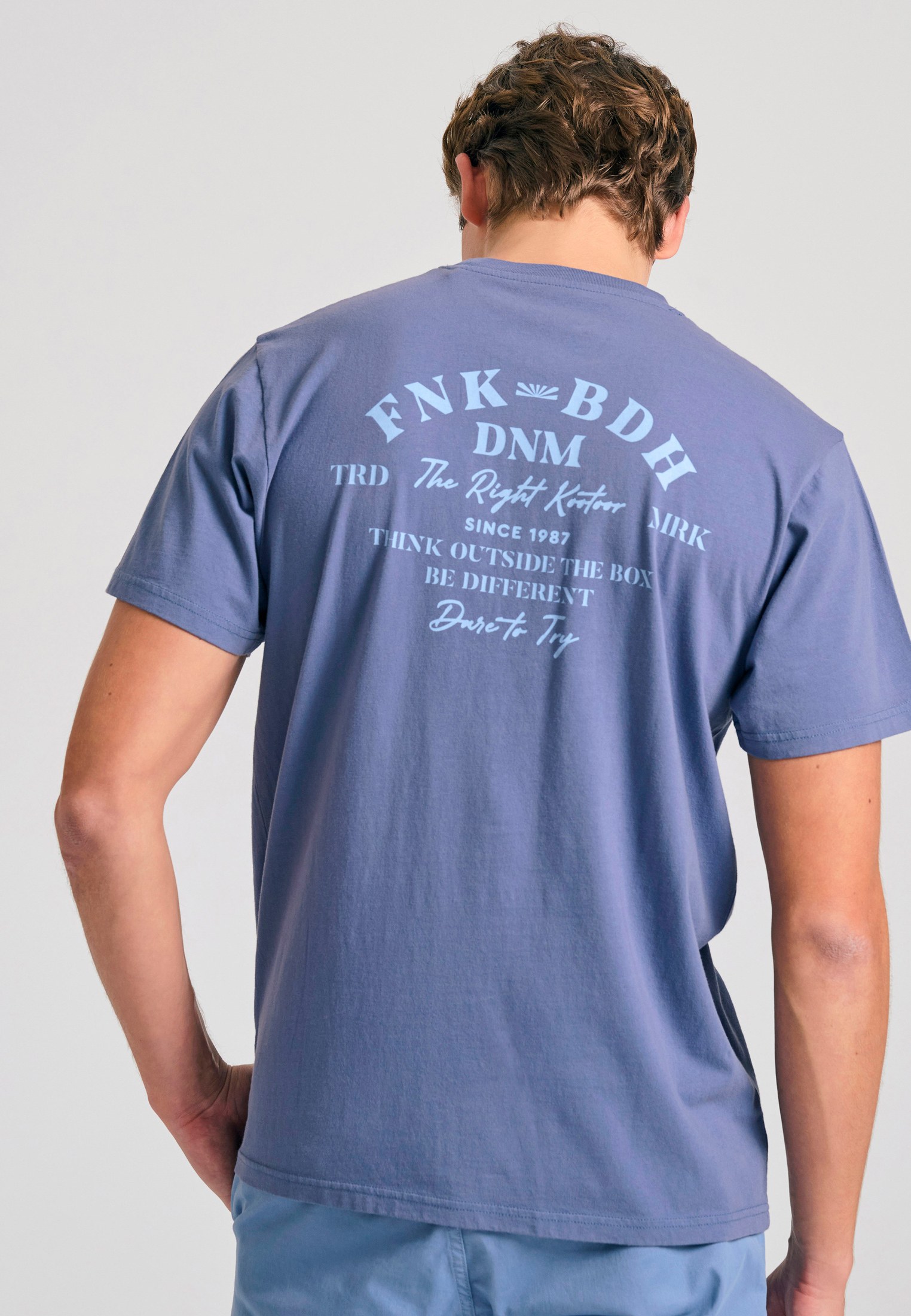 Men's Shirts Funky Buddha Blue