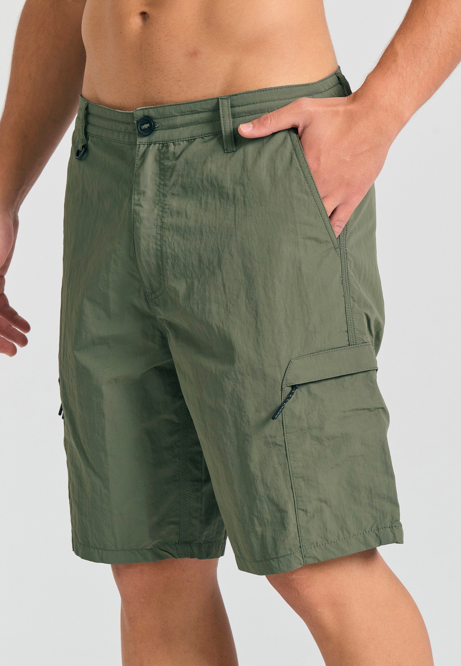 Men's Swim Shorts Funky Buddha Khaki
