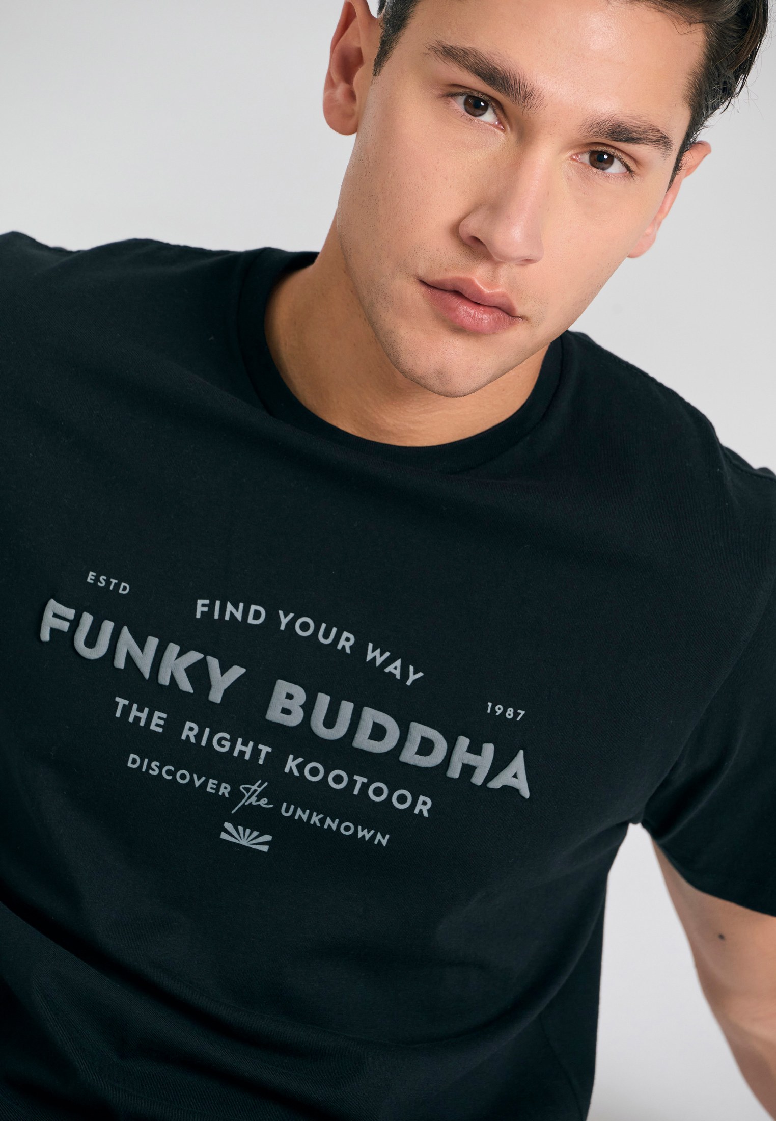 Men's Shirts Funky Buddha Black