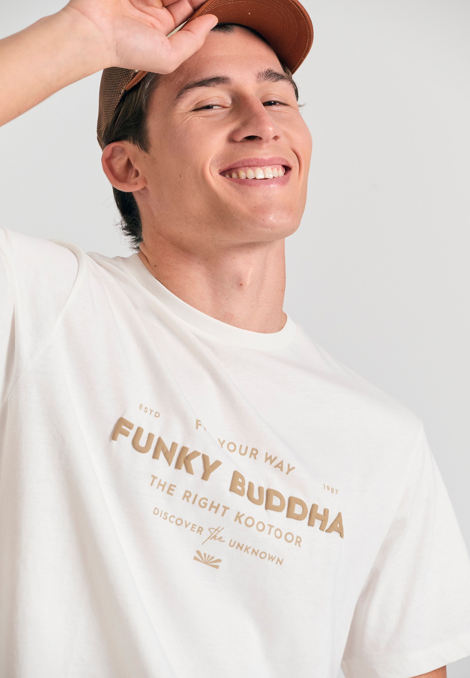 Men's T-Shirts Funky Buddha White