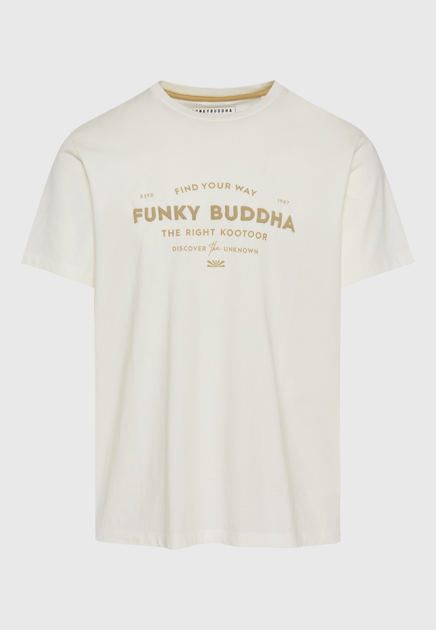 Men's T-Shirts Funky Buddha White